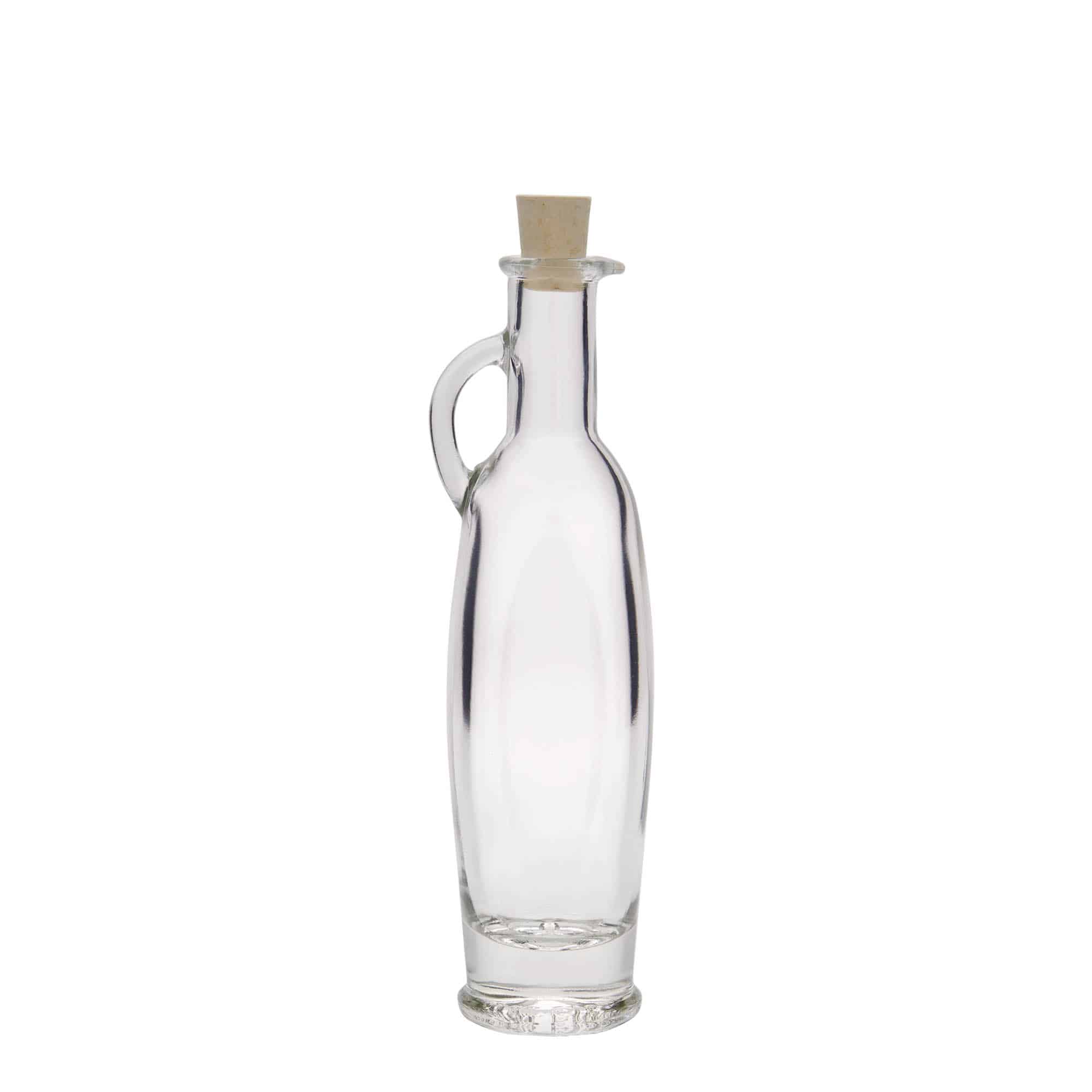 100 ml glassflaske "Eleganta", oval, åpning: Kork
