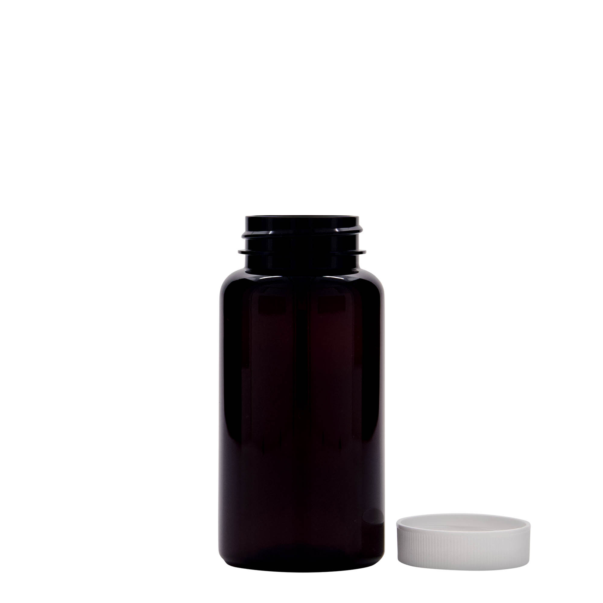 150 ml PET-beholder, plast, brun, åpning: 38/400 150 ml PET-beholder, plast, brun, åpning: 38/400