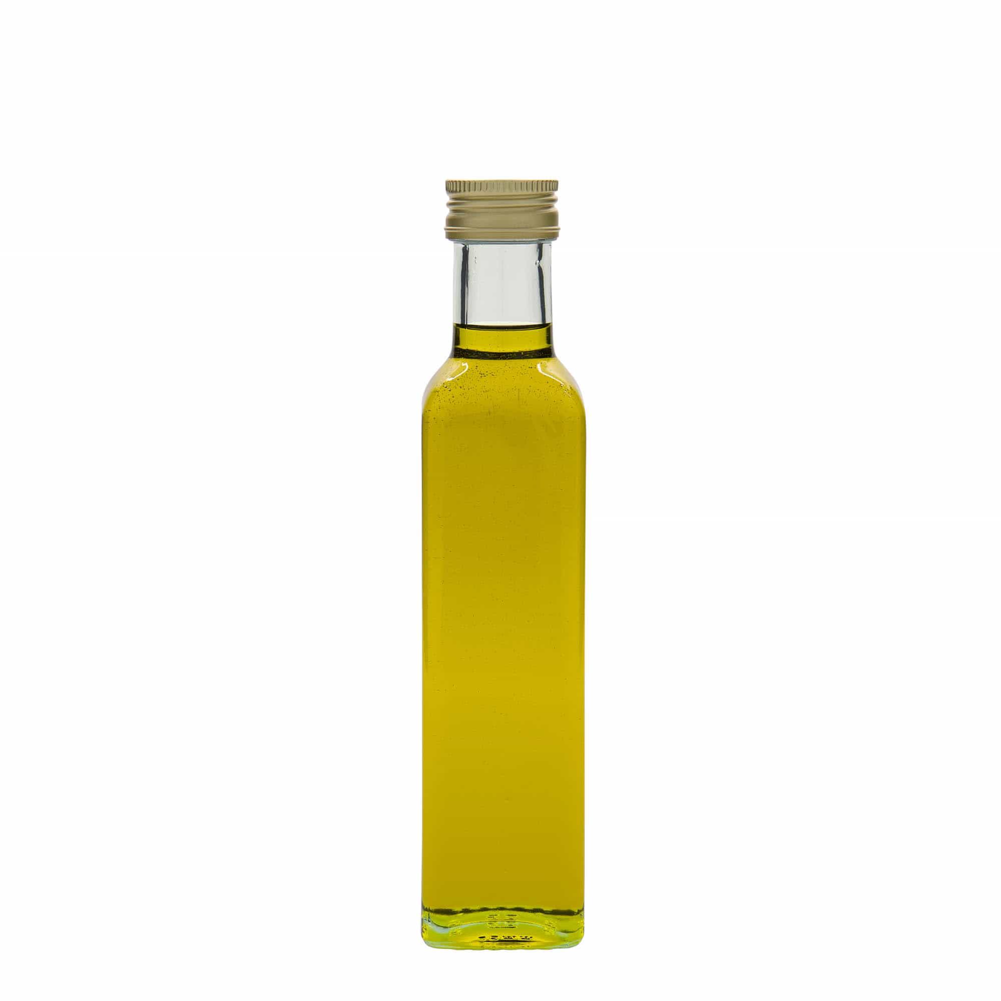 250 ml glassflaske 'Marasca', firkantet, åpning: PP 31,5