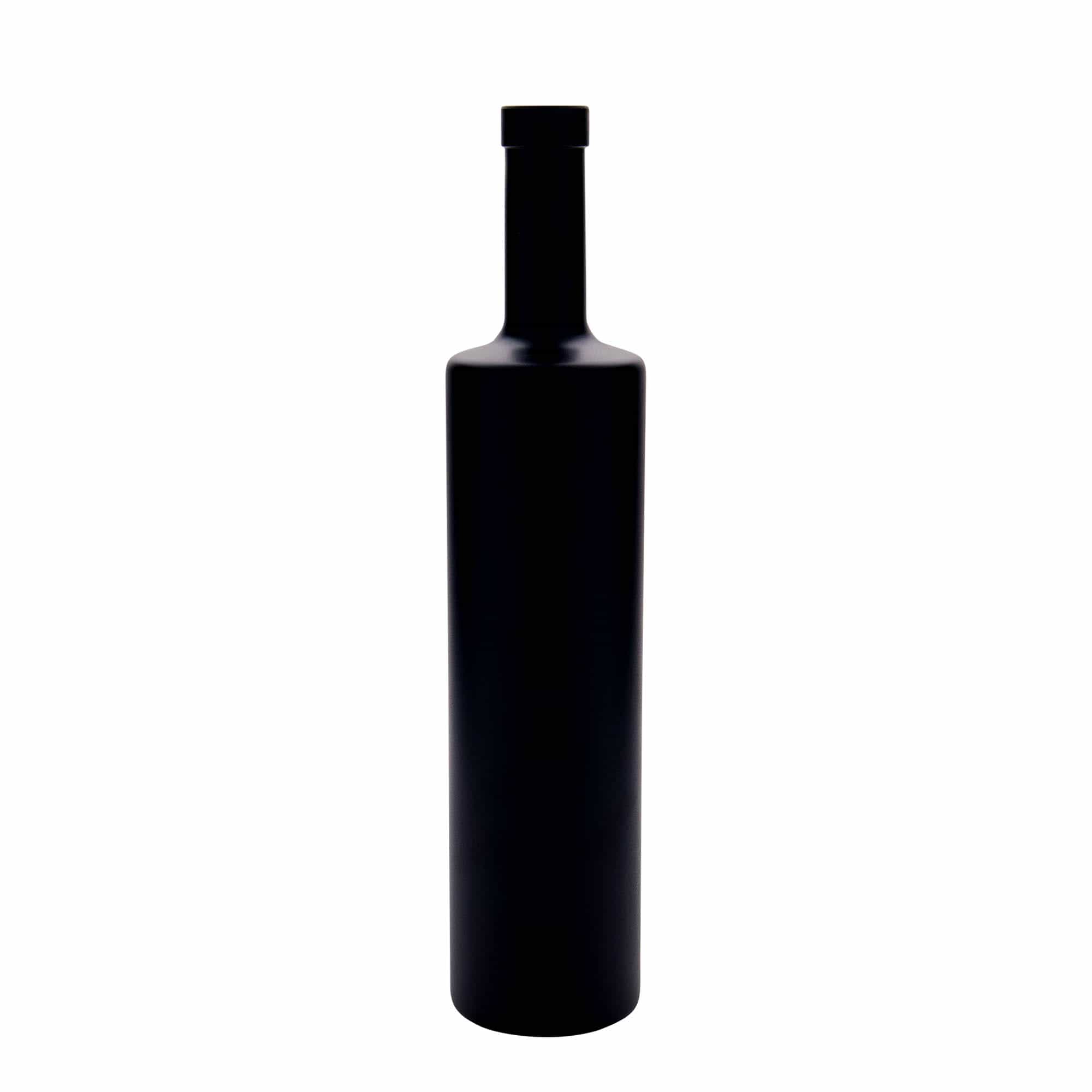 700 ml glassflaske "Centurio", svart, åpning: Kork 700 ml glassflaske "Centurio", svart, åpning: Kork