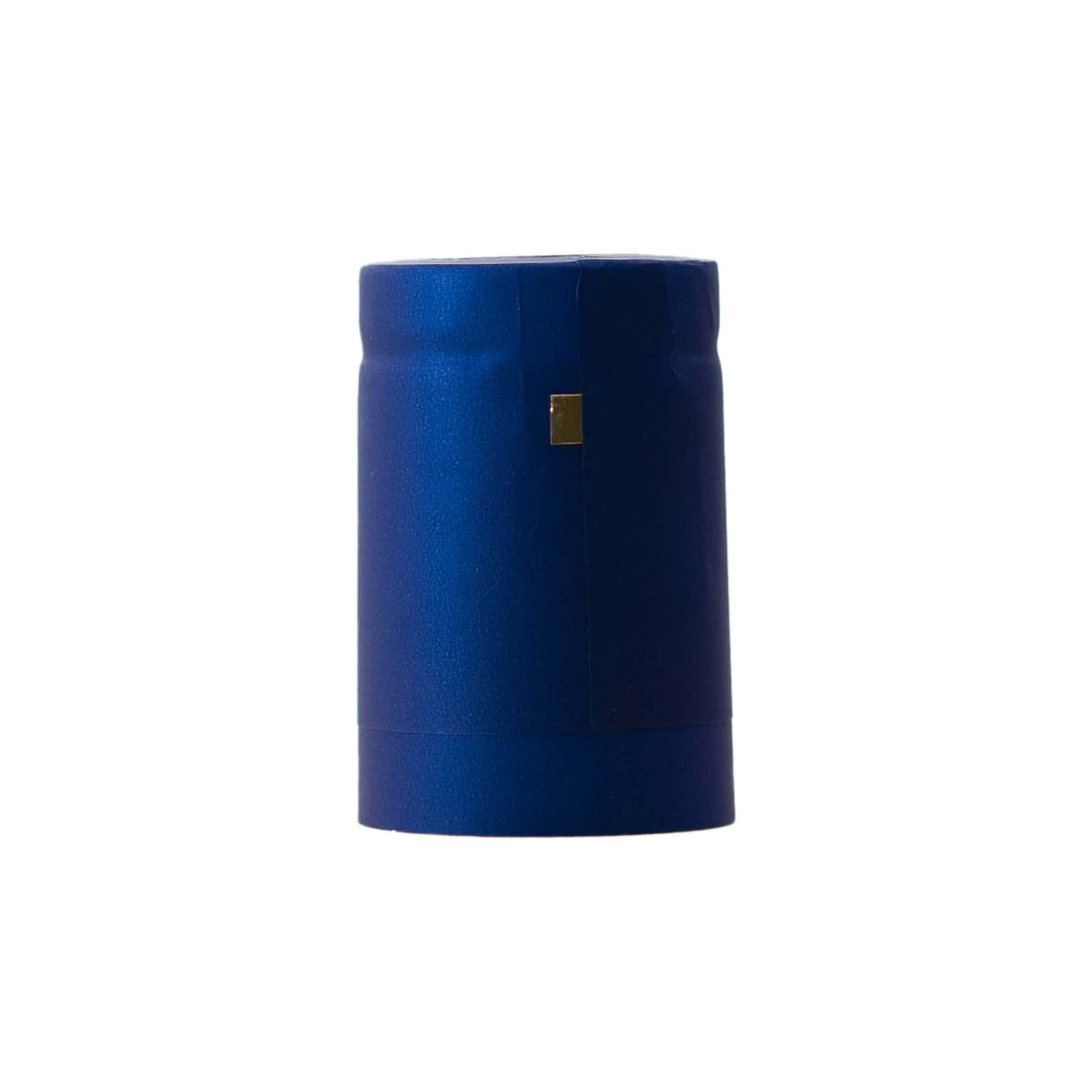 Krympekapsel 32x41, PVC-plast, blå Krympekapsel 32x41, PVC-plast, blå