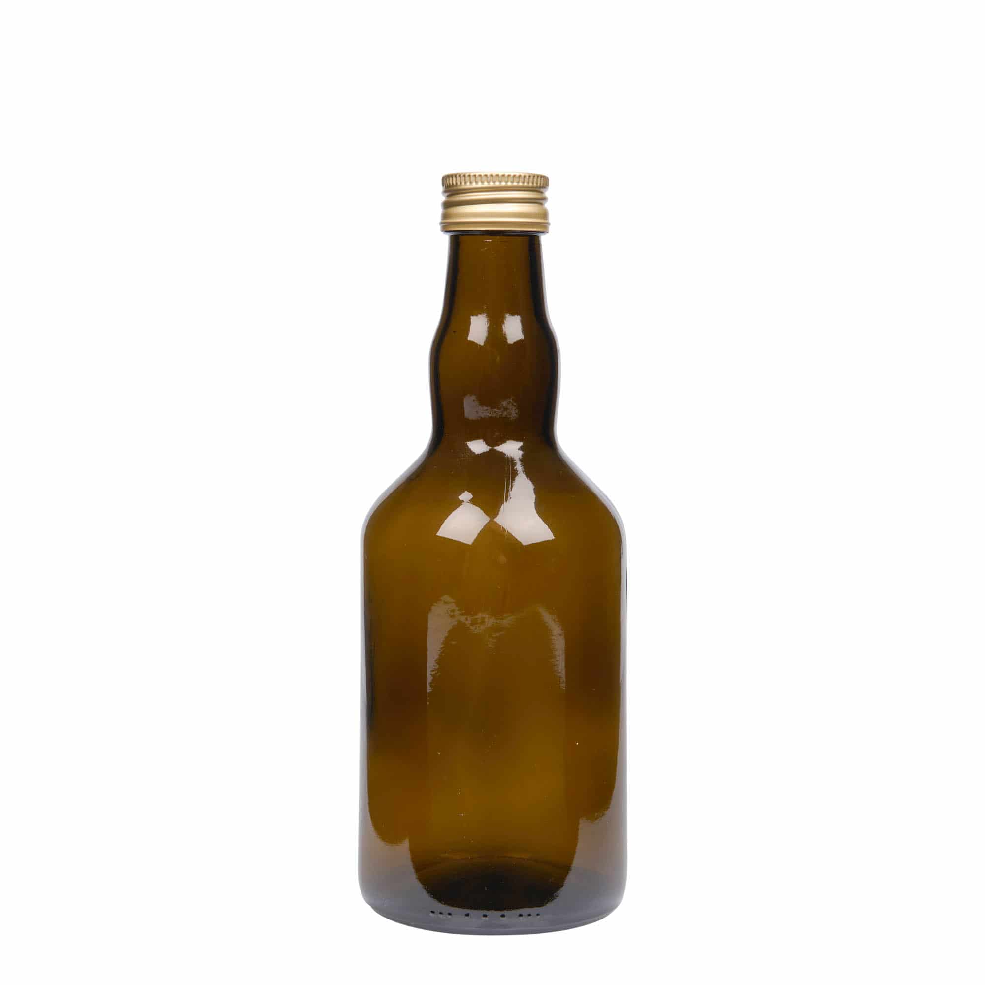 500 ml glassflaske "Olona", antikkgrønn, åpning: PP 31,5