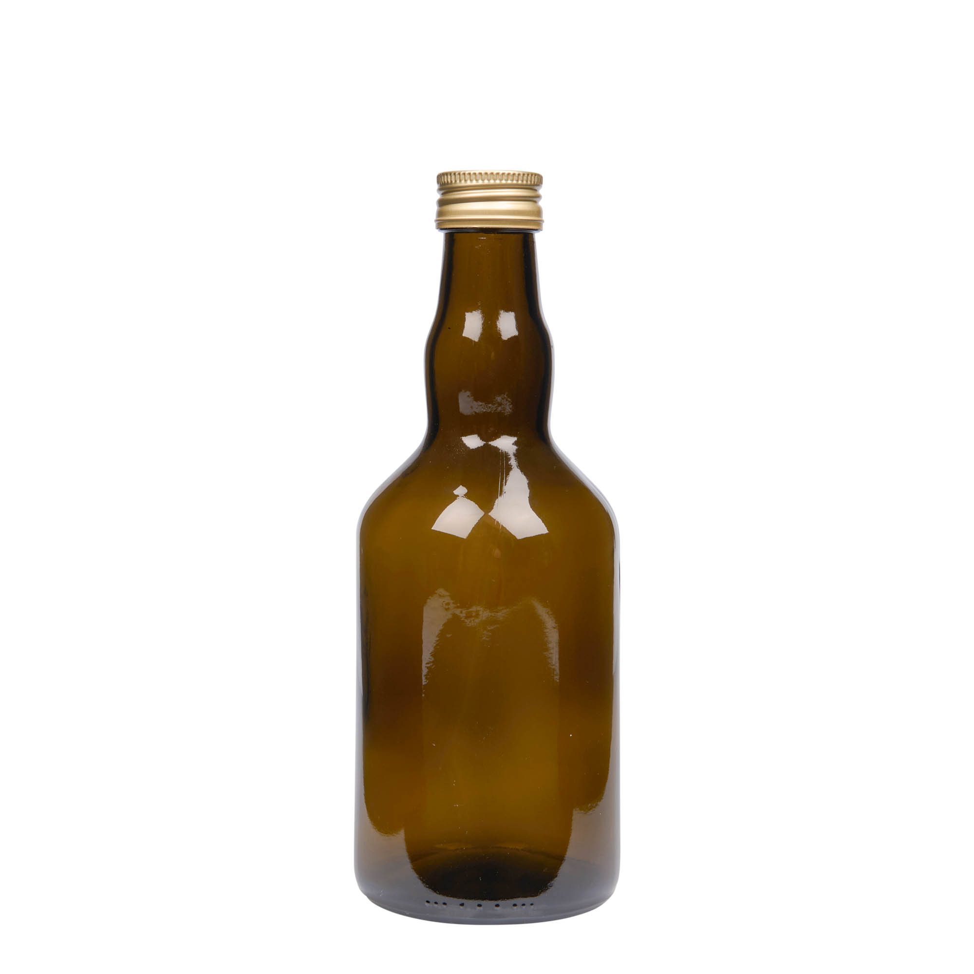 500 ml glassflaske 'Olona', antikkgrønn, åpning: PP 31,5