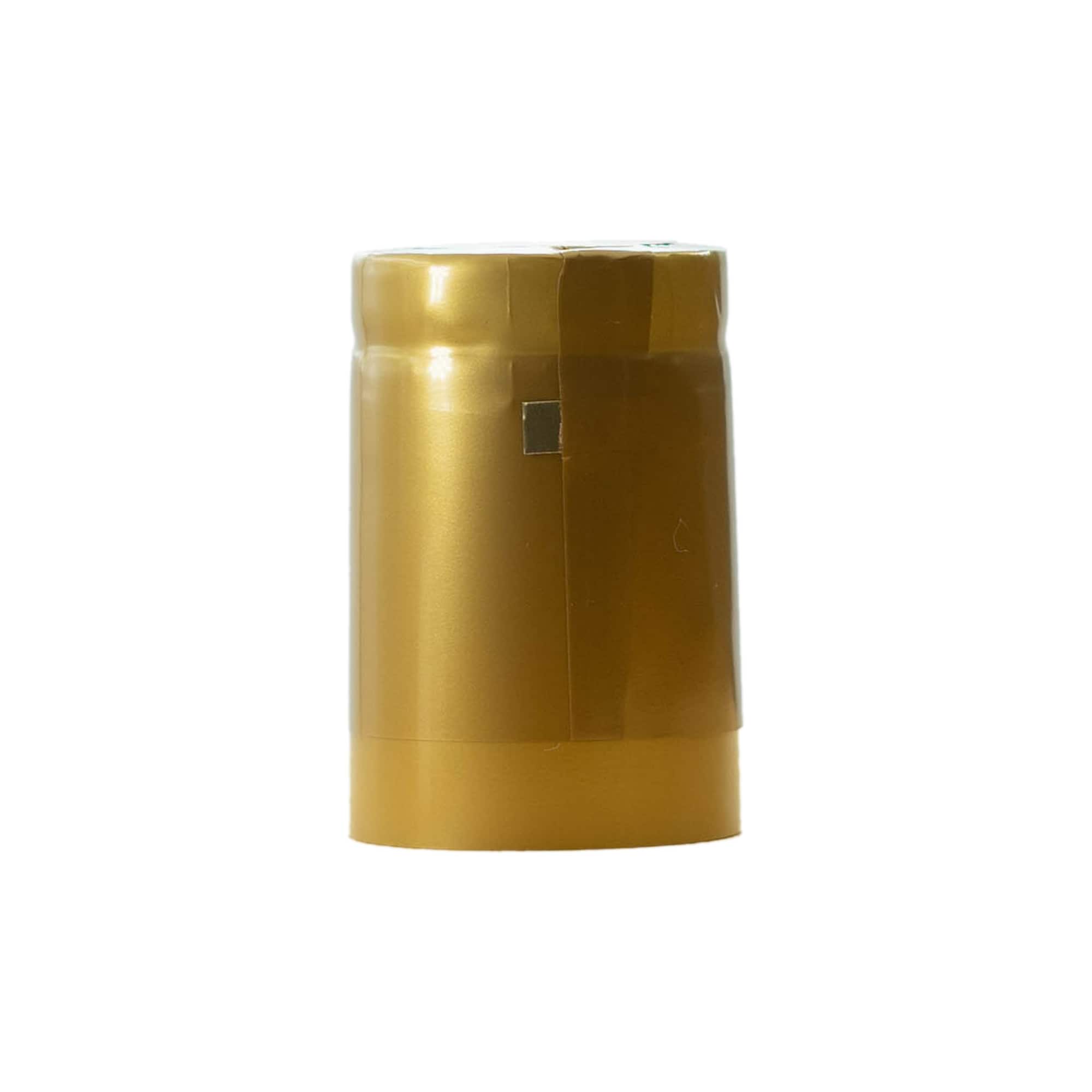 Skrumpelokk 32x41, PVC-plast, gull