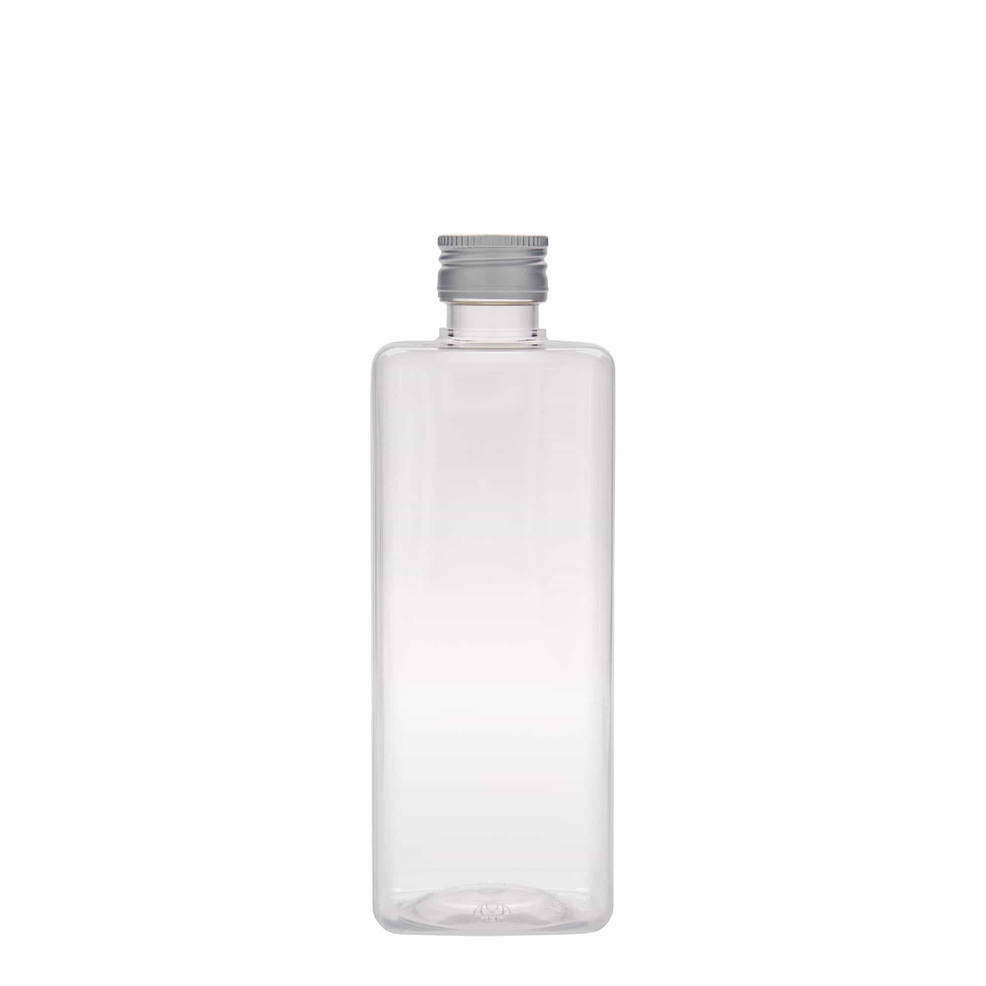 500 ml PET-flaske "Karl", kvadratisk, plast, åpning: PP 28