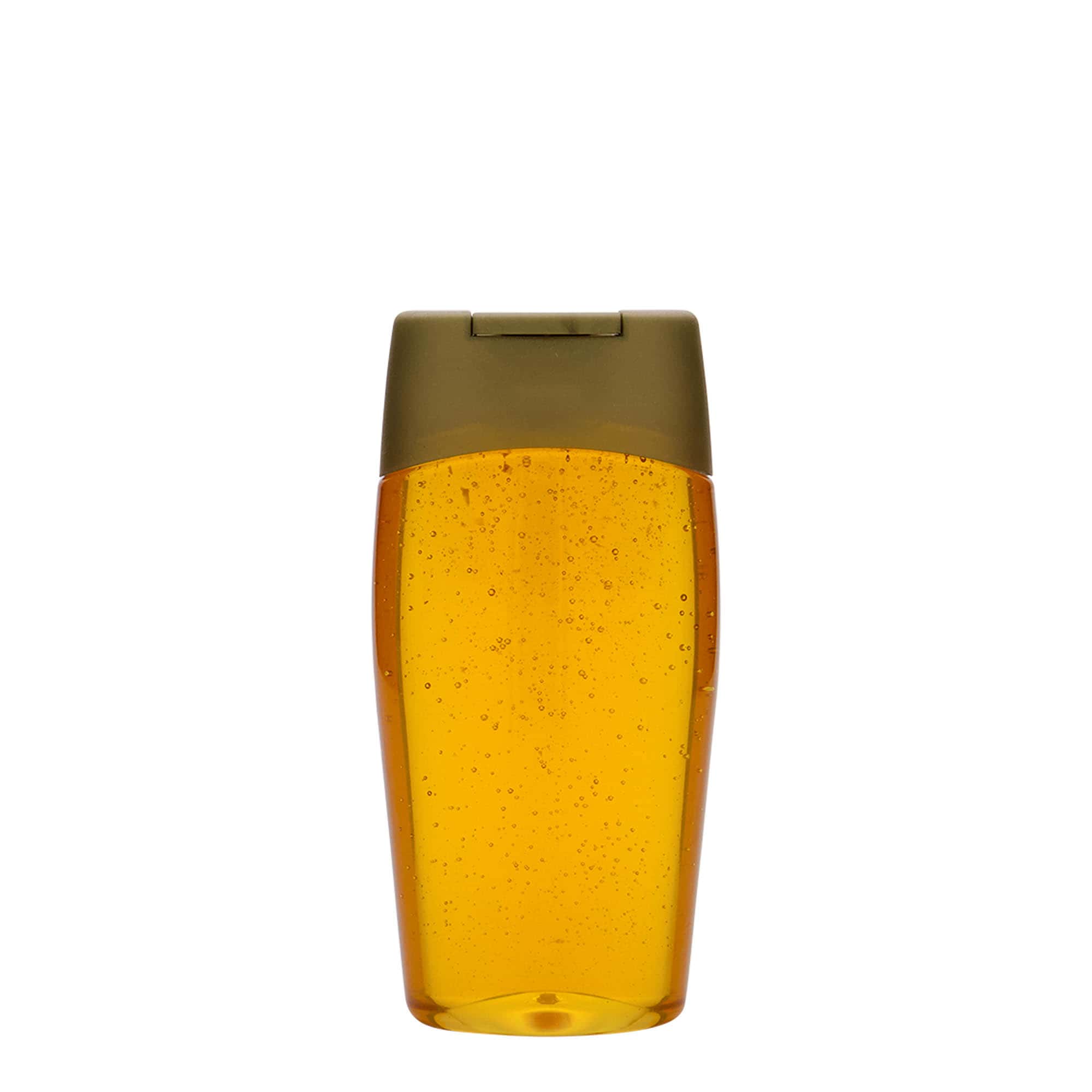 200 ml PET-flaske 'Squeeze', oval, plast