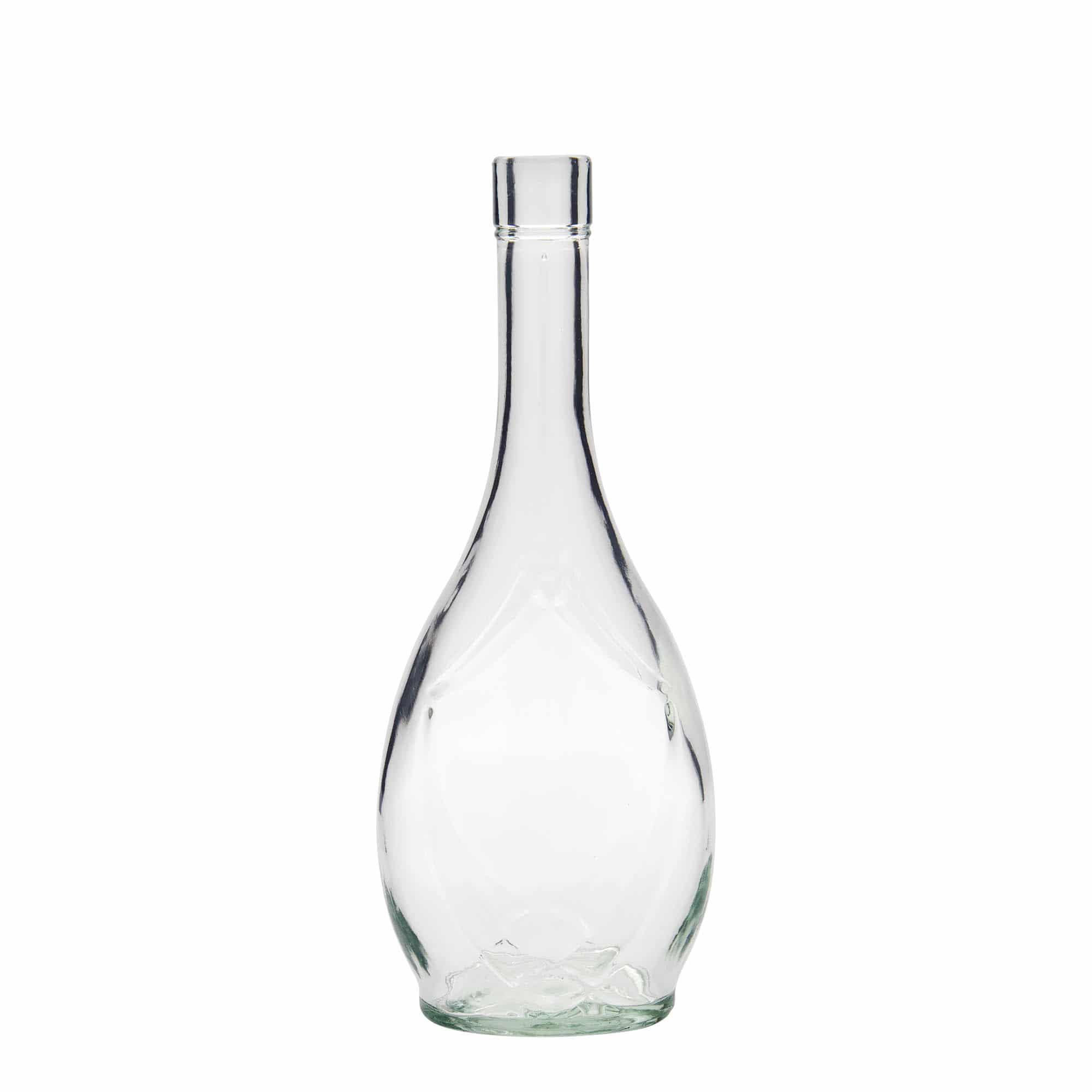 500 ml glassflaske "Saragossa", oval, åpning: Kork 500 ml glassflaske "Saragossa", oval, åpning: Kork
