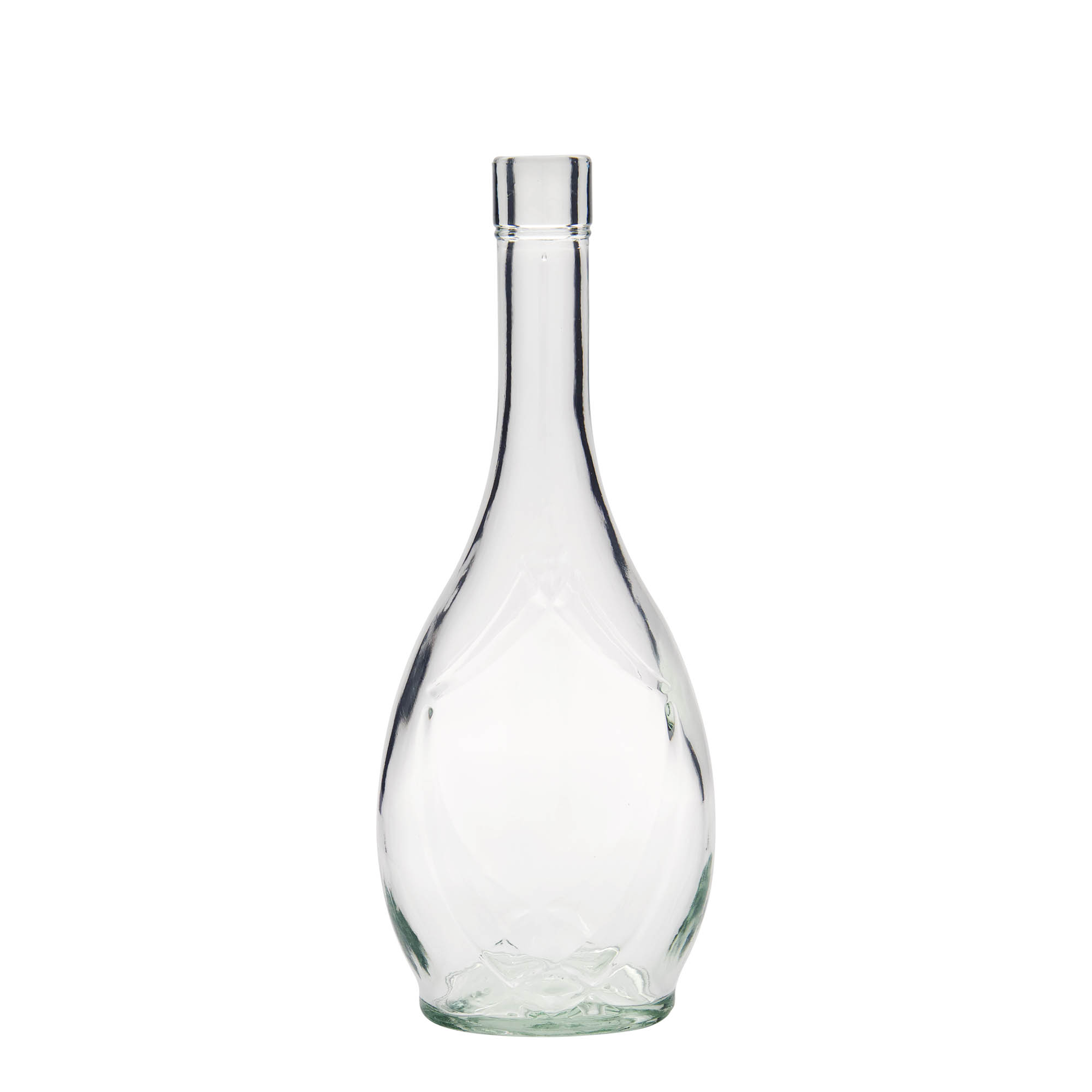 500 ml glassflaske 'Saragossa', oval, åpning: kork