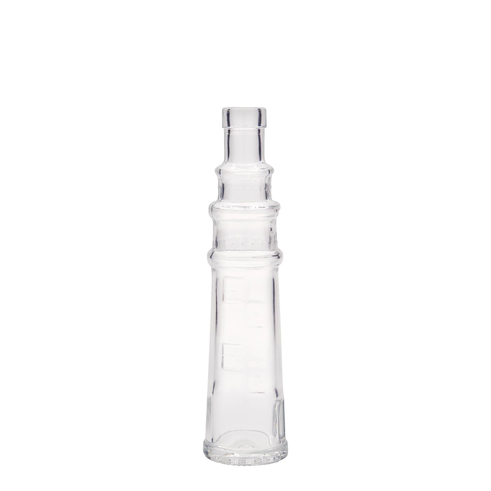 100 ml glassflaske 'Leuchtturm', åpning: kork
