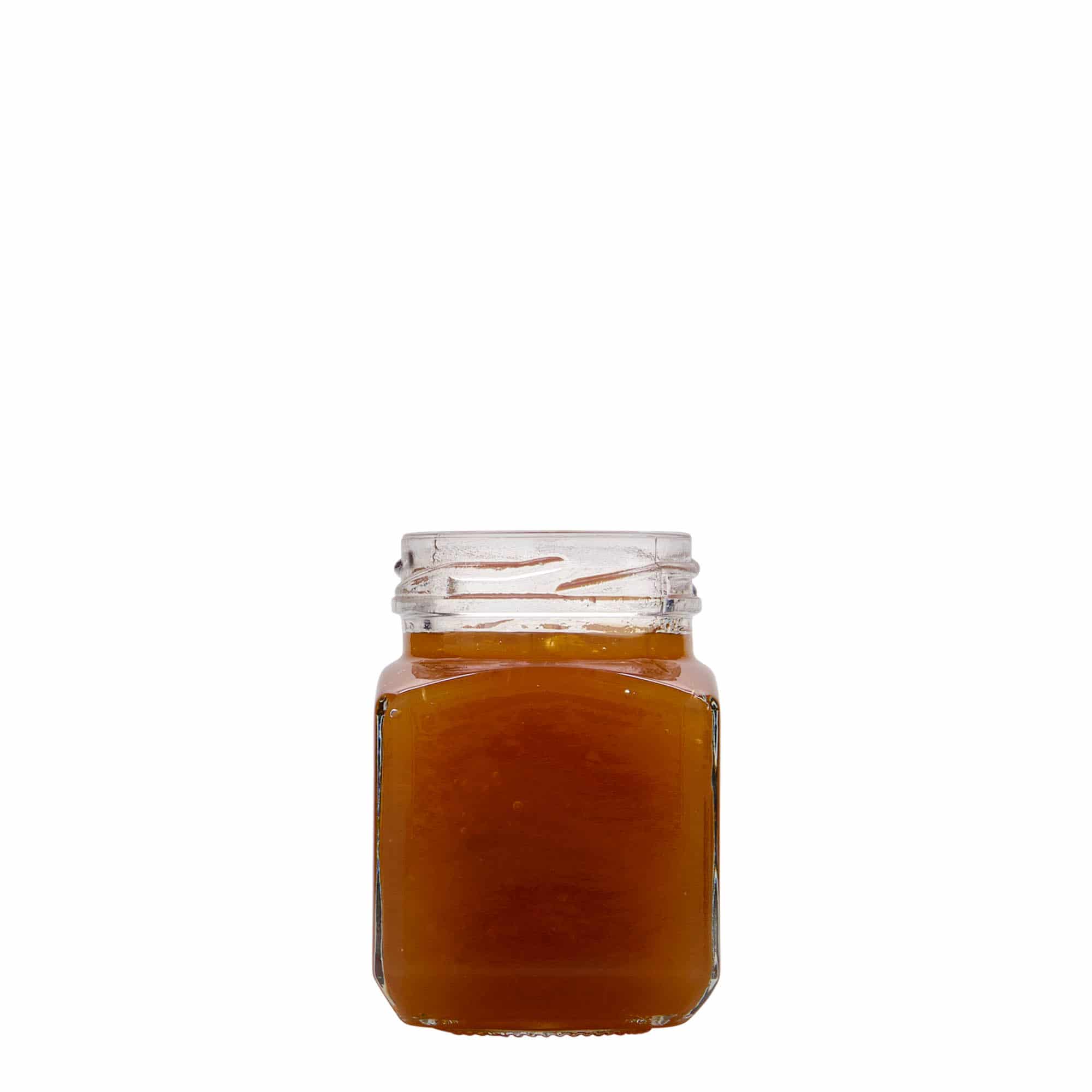 106 ml firkantet glass, åpning: Twist-Off (TO 48)