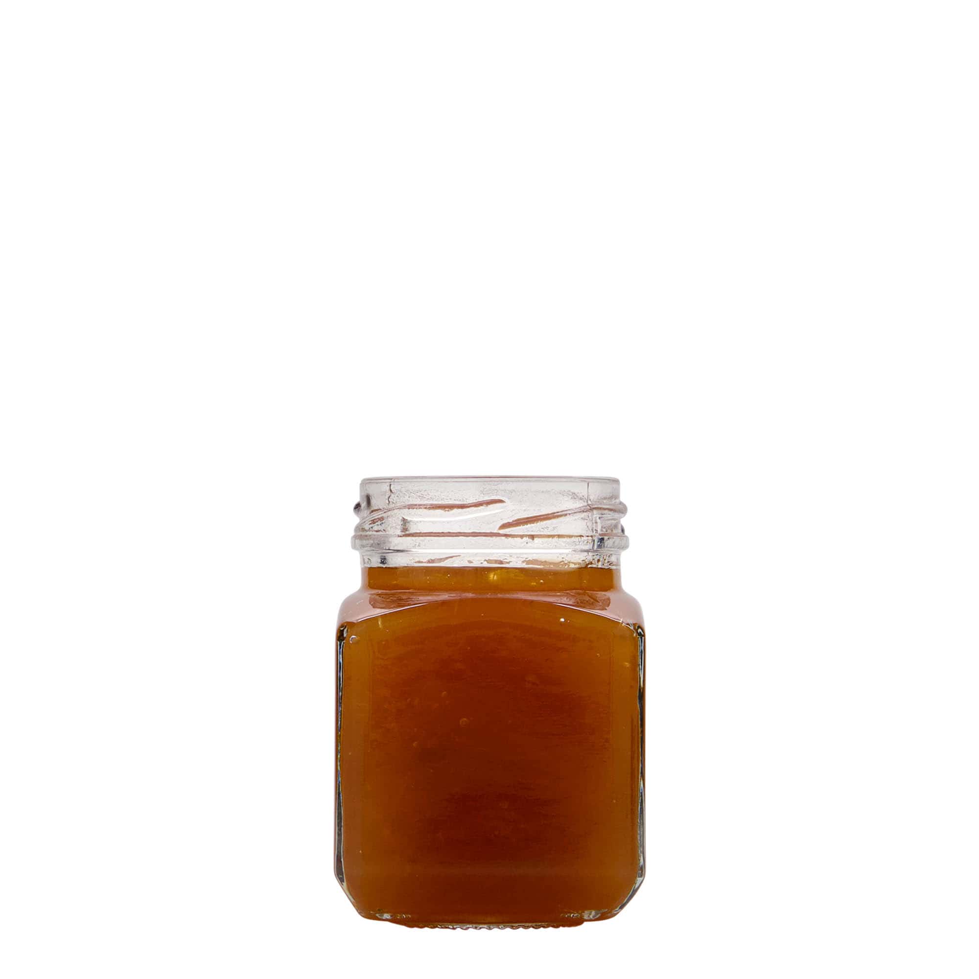 106 ml firkantet glass, åpning: Twist-Off (TO 48)