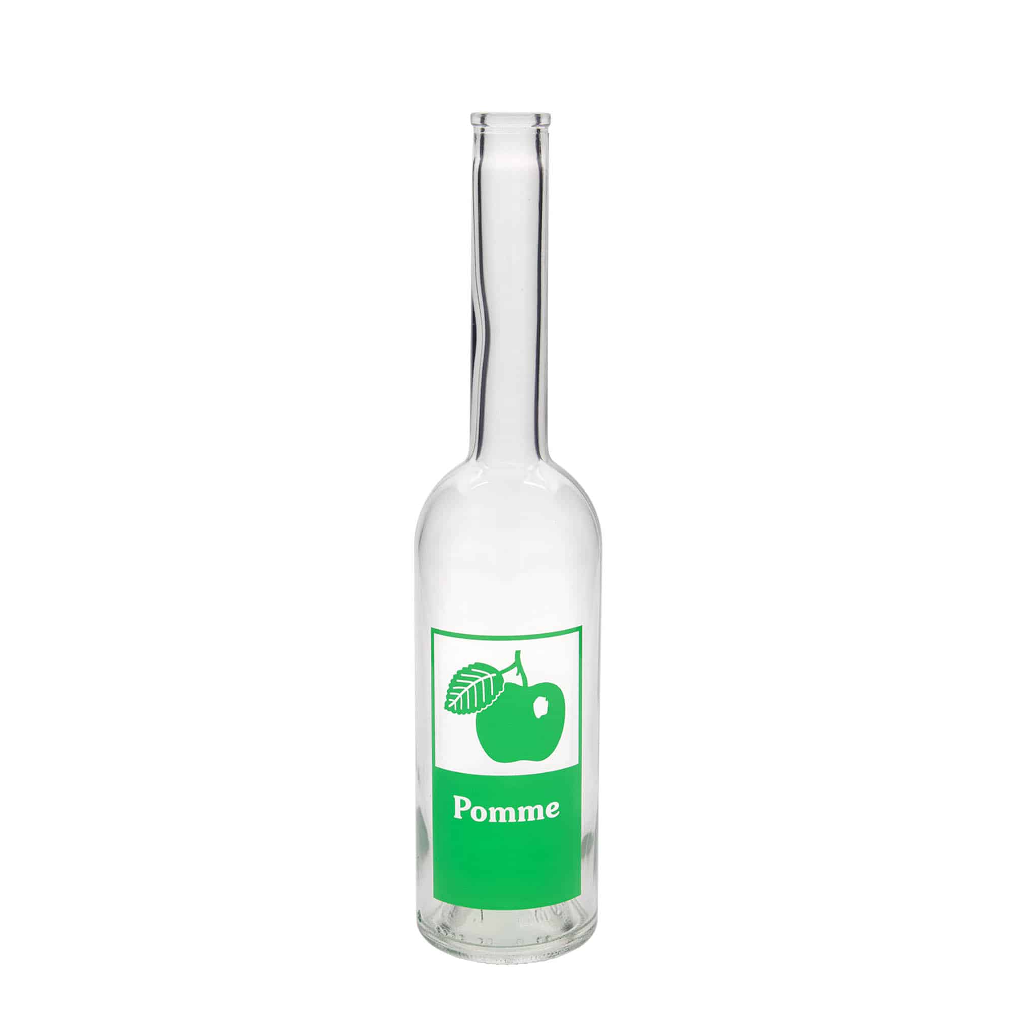 500 ml glassflaske 'Opera', motiv: Pomme, åpning: kork