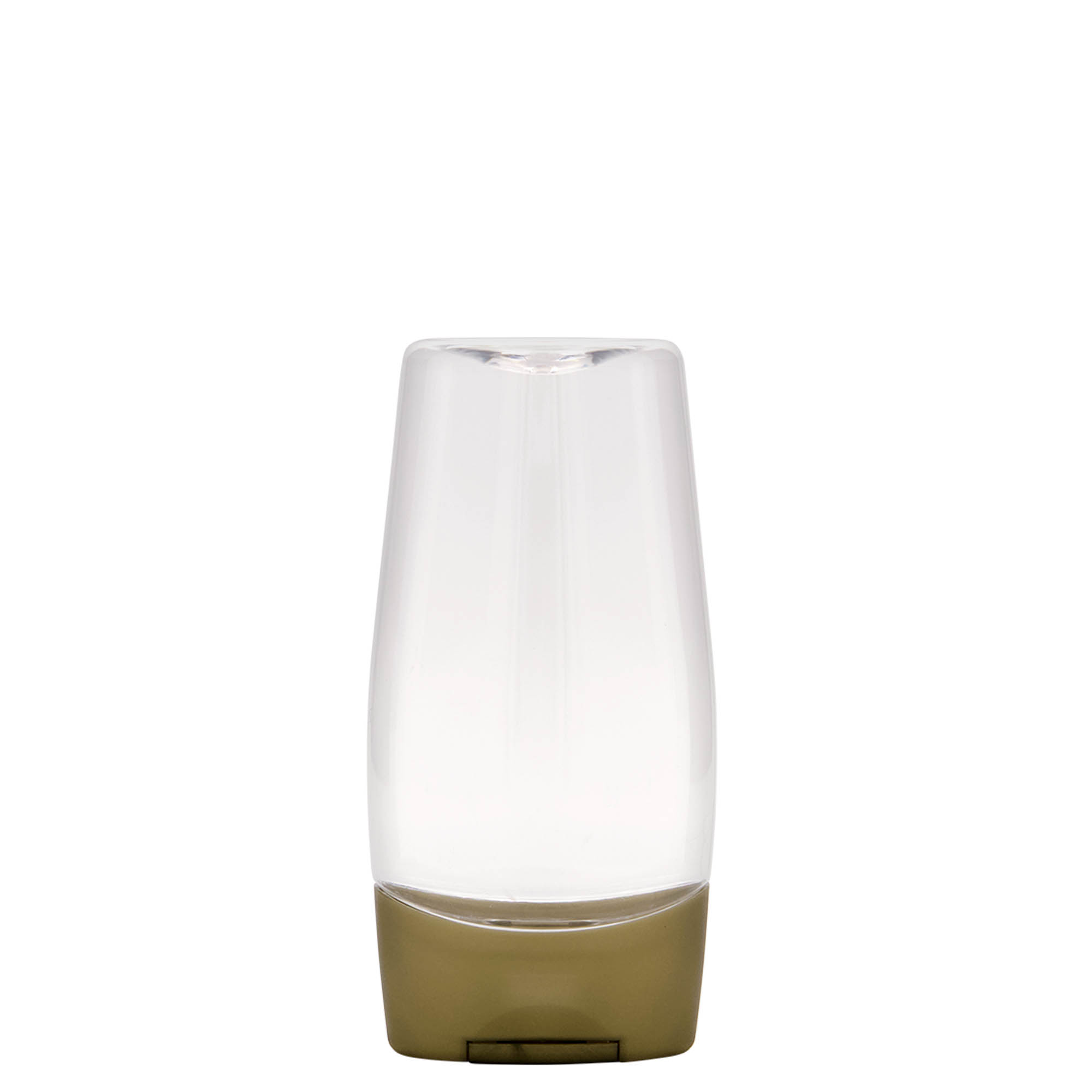 200 ml PET-flaske 'Squeeze', oval, plast
