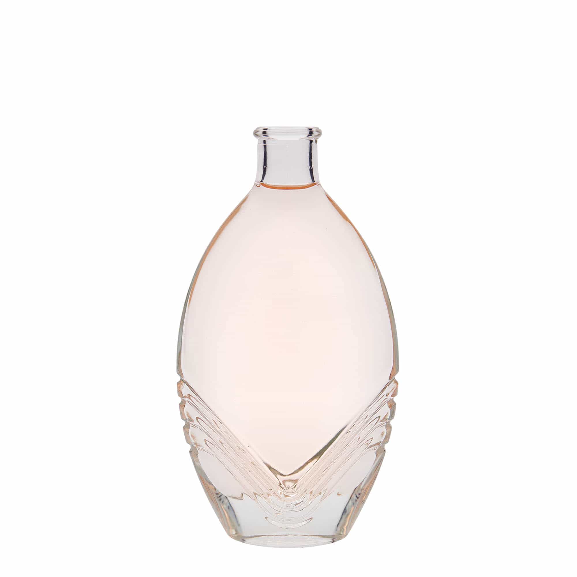 200 ml glassflaske "Florence", oval, åpning: Kork