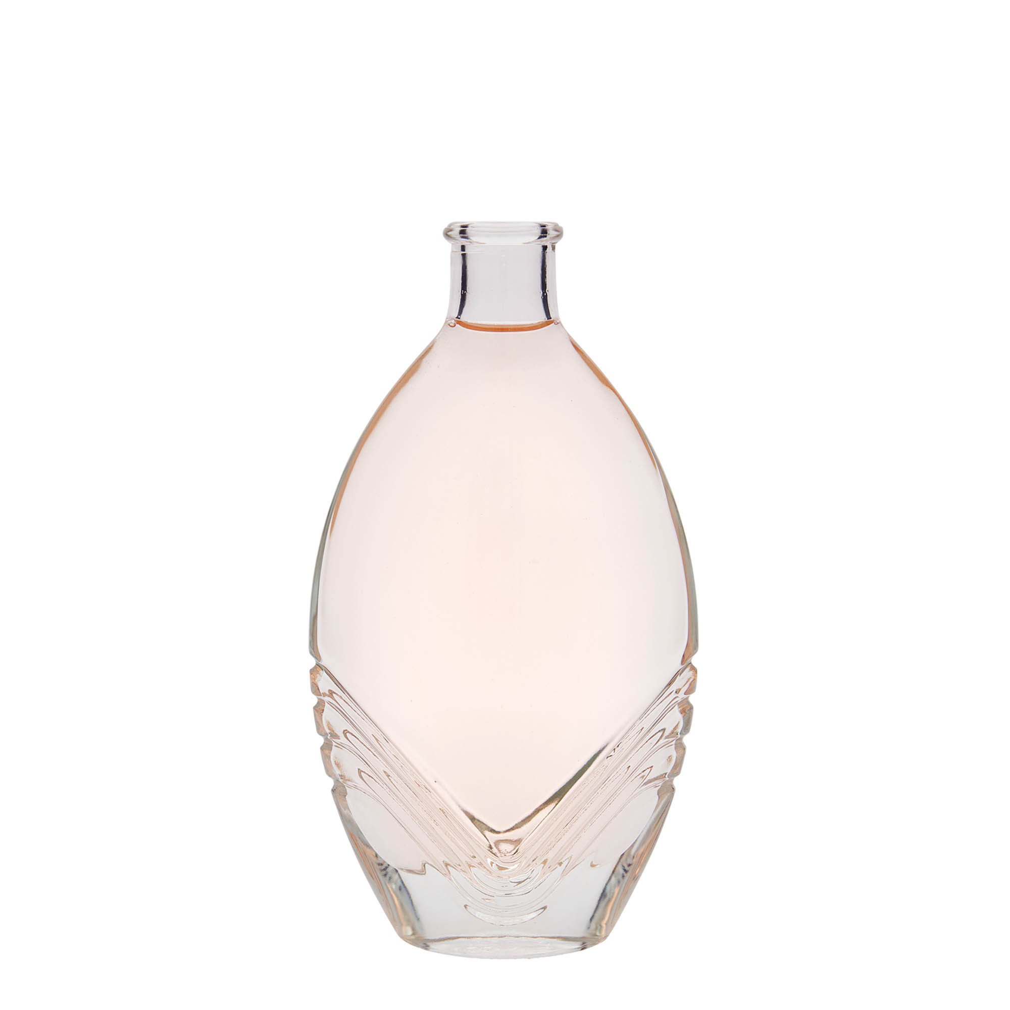 200 ml glassflaske 'Florence', oval, åpning: kork