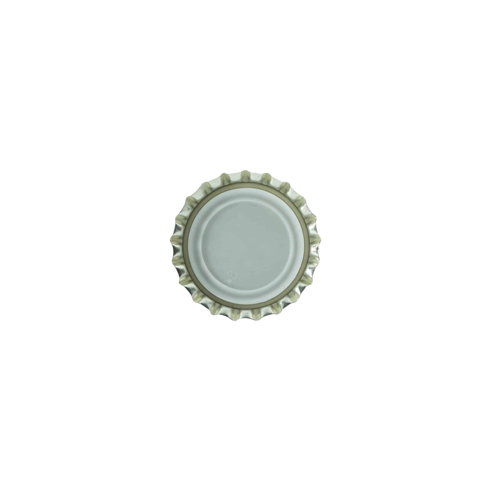Kapsel 26 mm, metall, svart