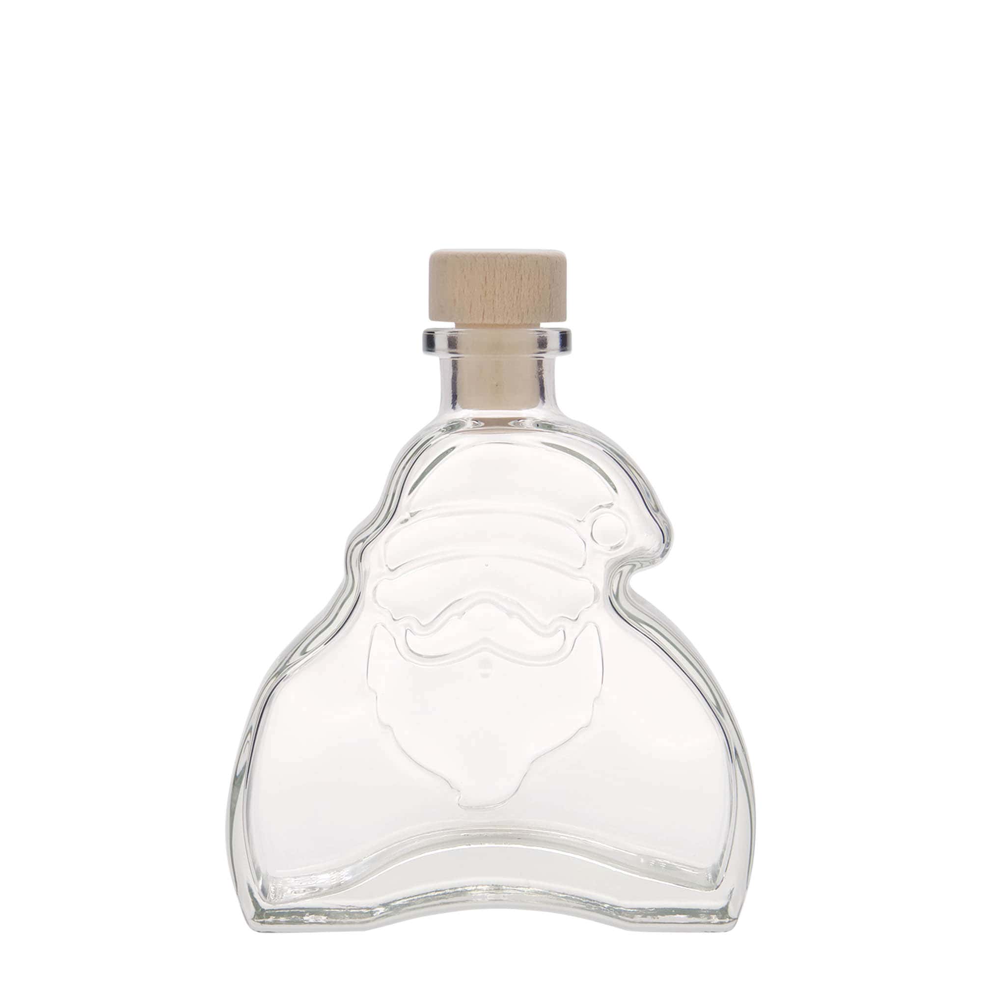 200 ml glassflaske "Santa Claus", åpning: Kork