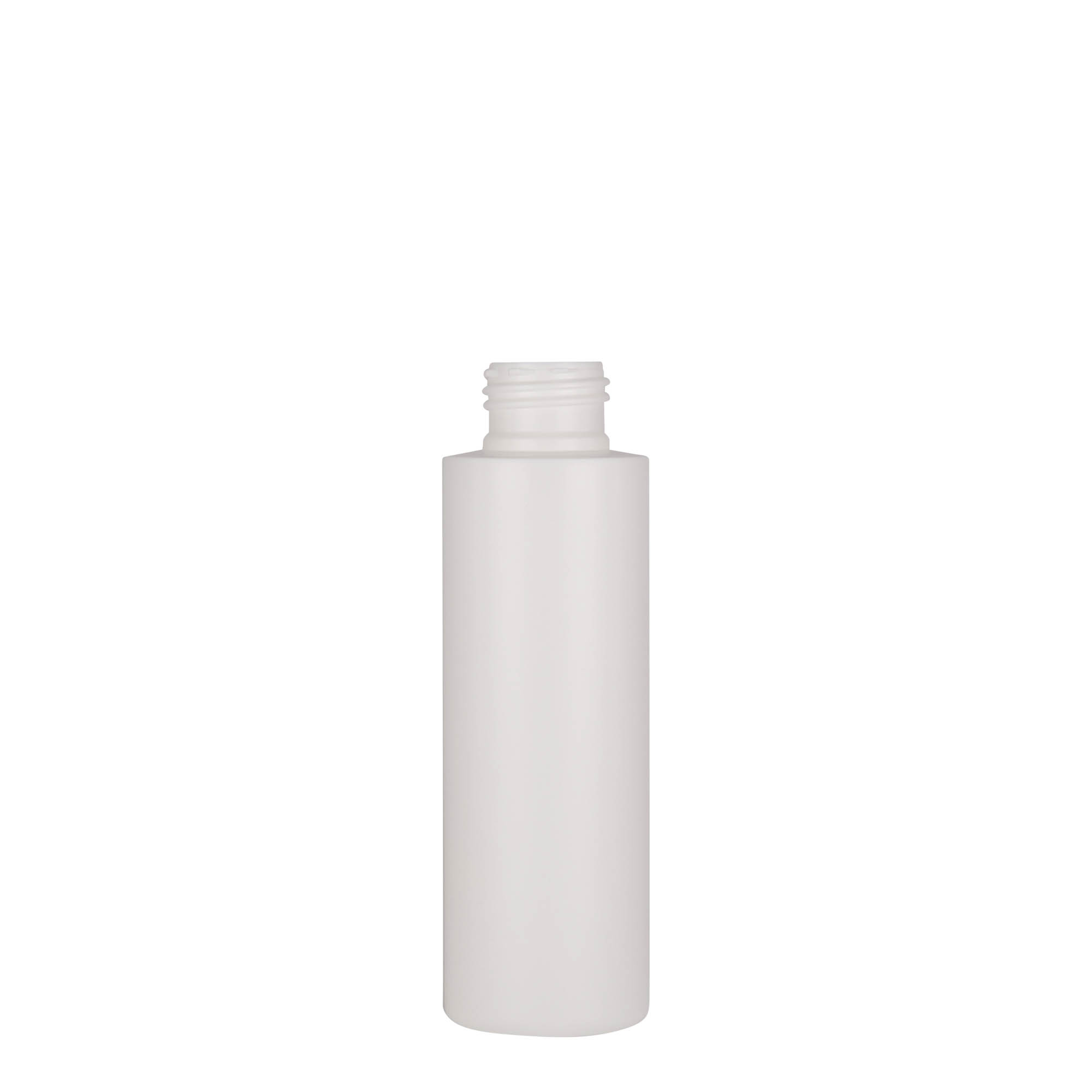 100 ml plastflaske 'Pipe', HDPE, hvit, åpning: 24/410