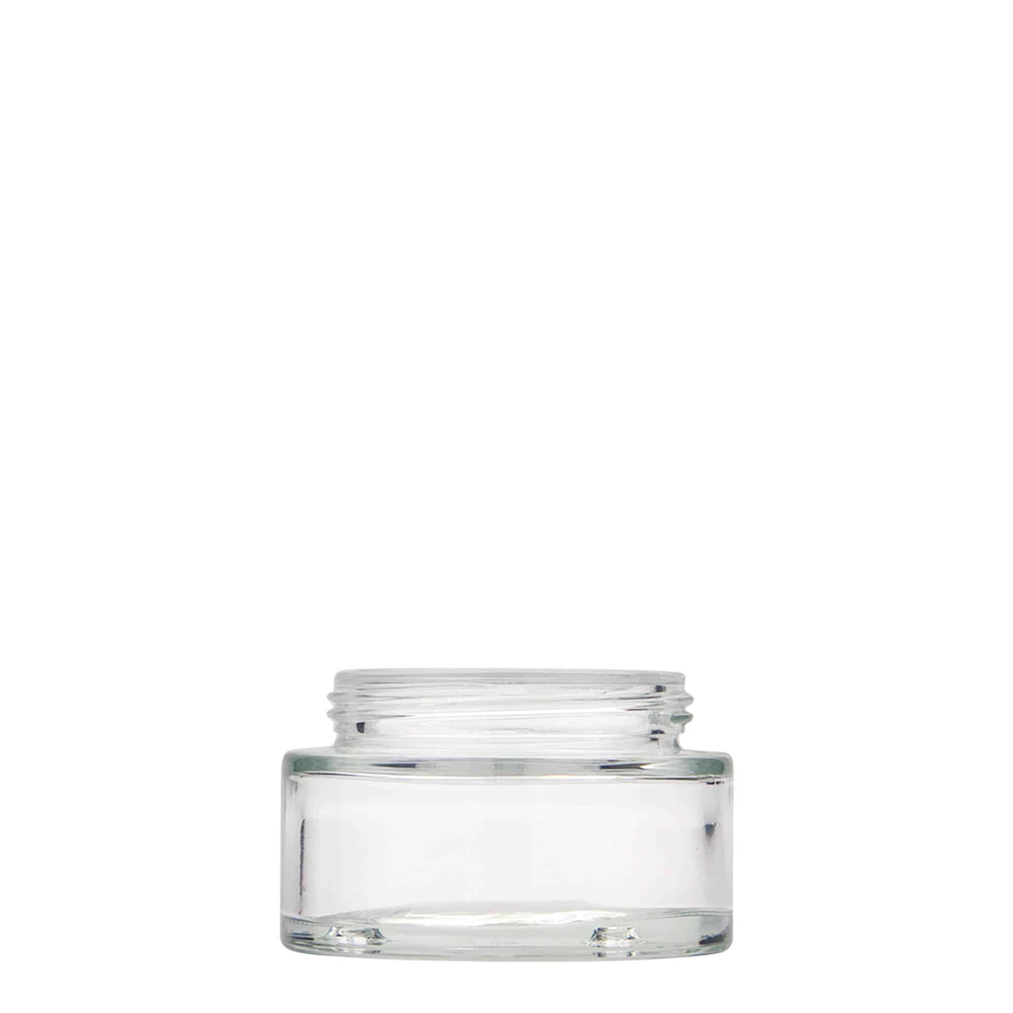 50 ml krukke "Clear Edition", glass, åpning: Skrulokk 50 ml krukke "Clear Edition", glass, åpning: Skrulokk
