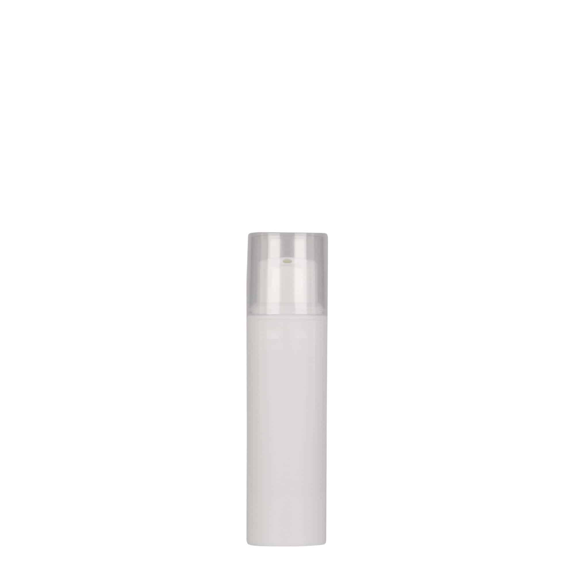 10 ml luftløs dispenser 'Nano', PP-plast, hvit