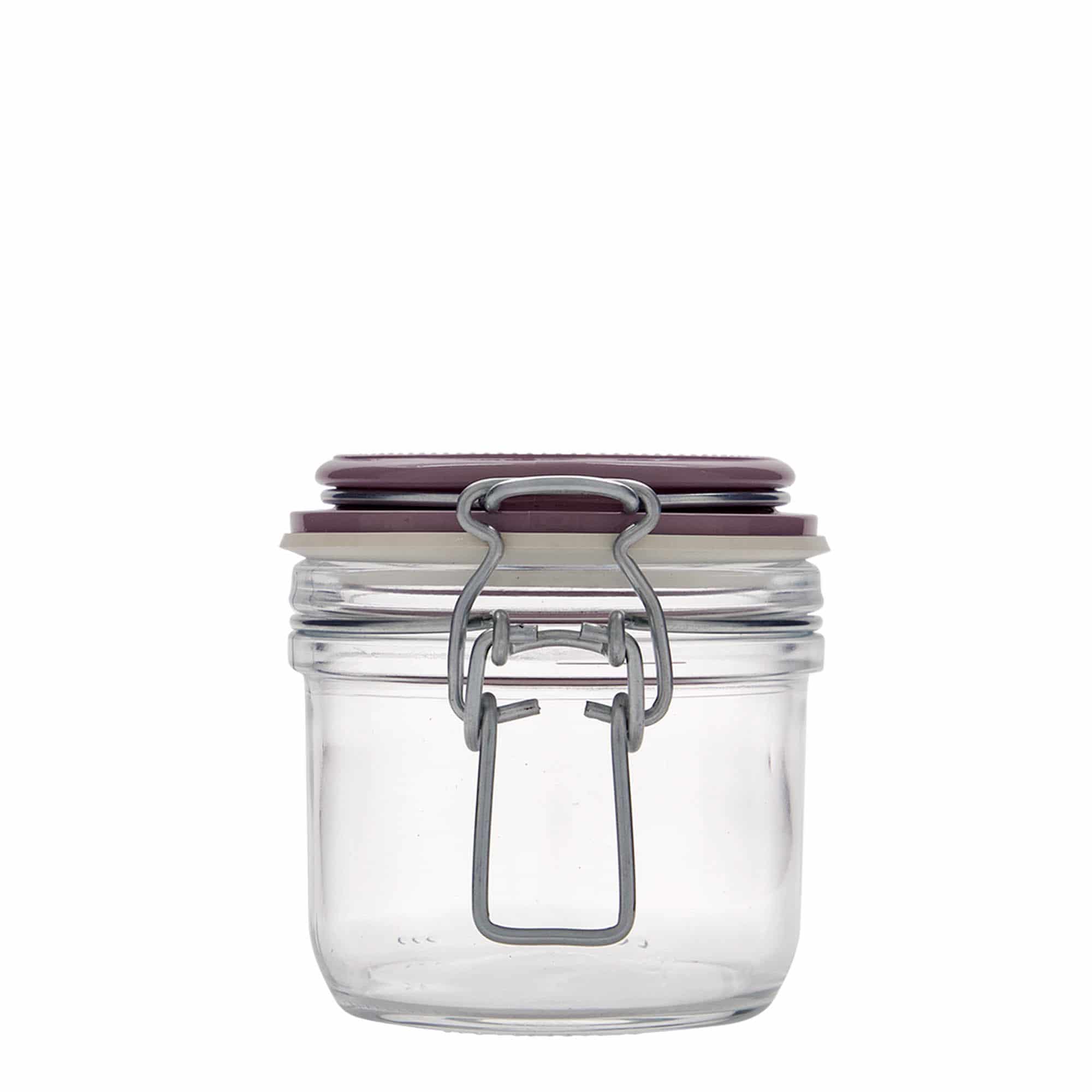 200 ml bøyleglass "Fido", fiolett, åpning: Bøylelokk 200 ml bøyleglass "Fido", fiolett, åpning: Bøylelokk