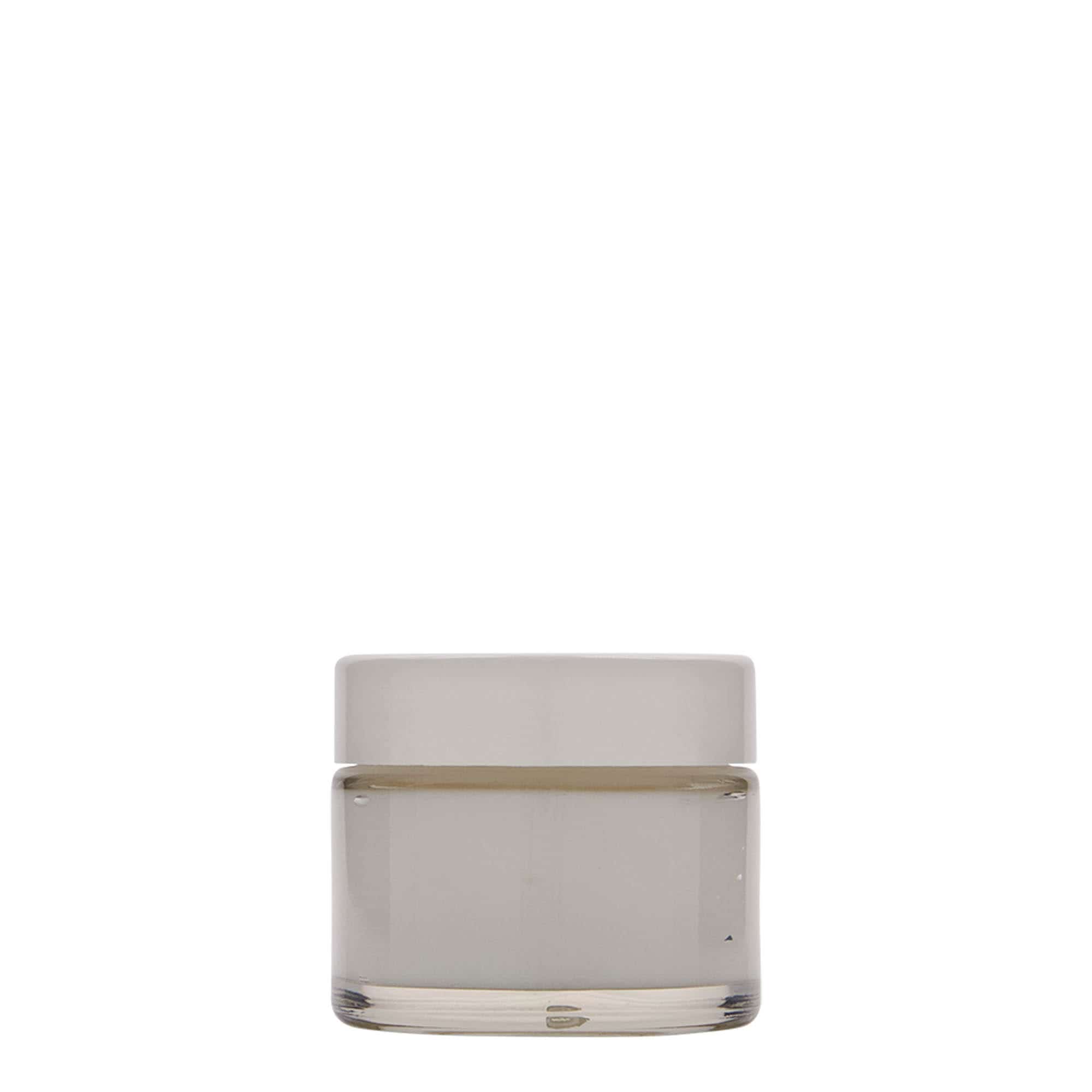 50 ml krukke 'Beauty', glass, åpning: skrukork