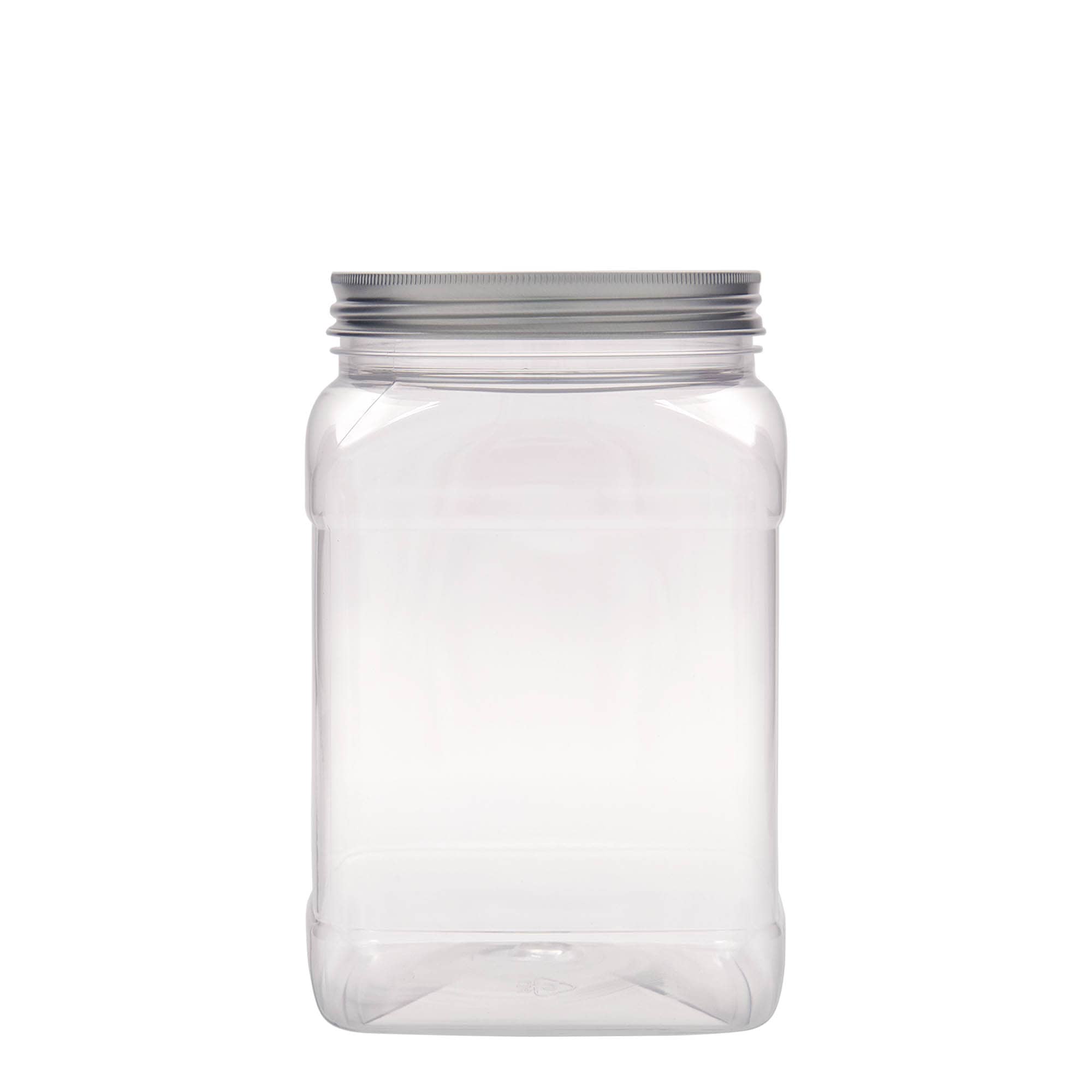 1500 ml PET-boks "Dana", kvadratisk, plast, åpning: 100/400