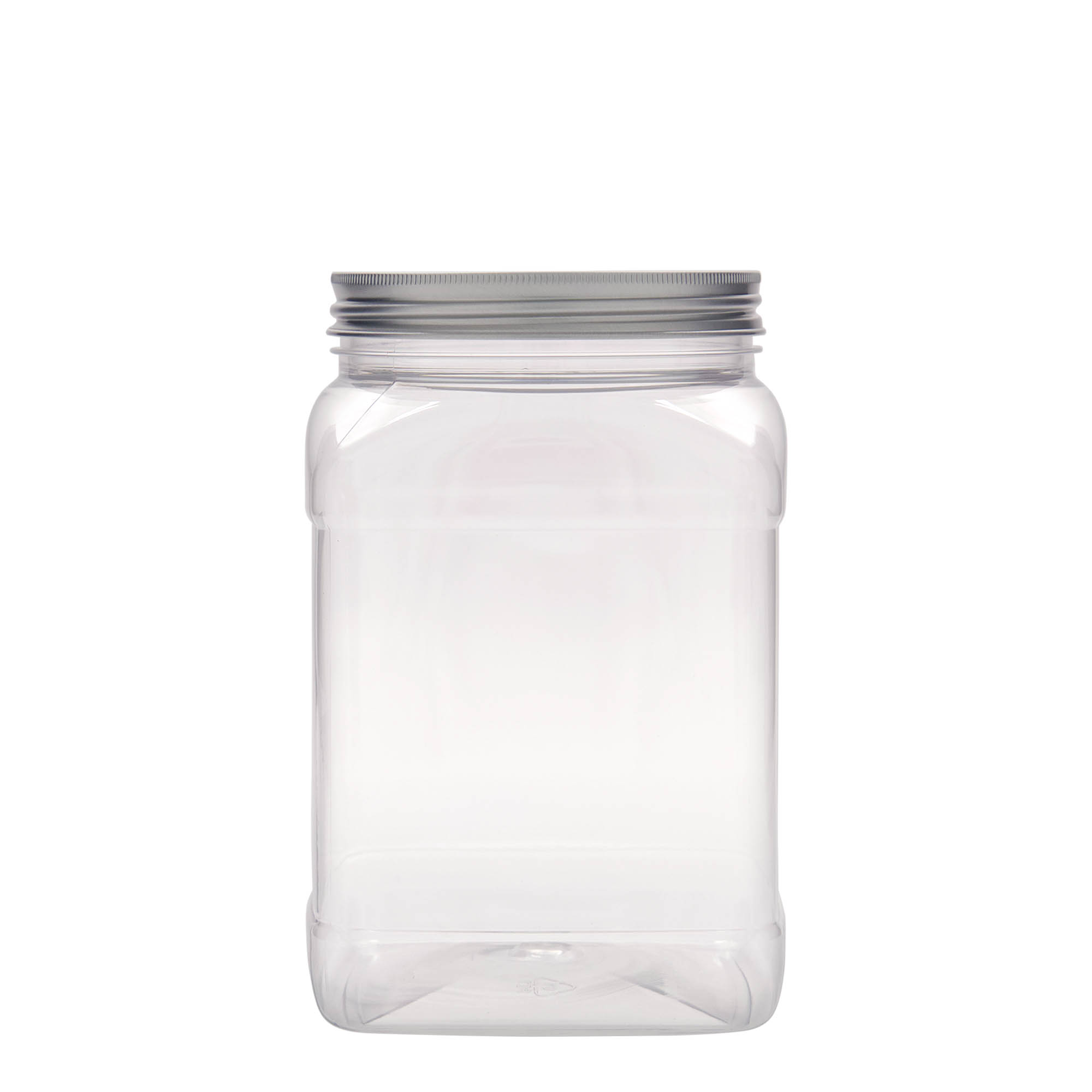 1.500 ml PET-boks 'Dana', firkantet, plast, åpning: 100/400