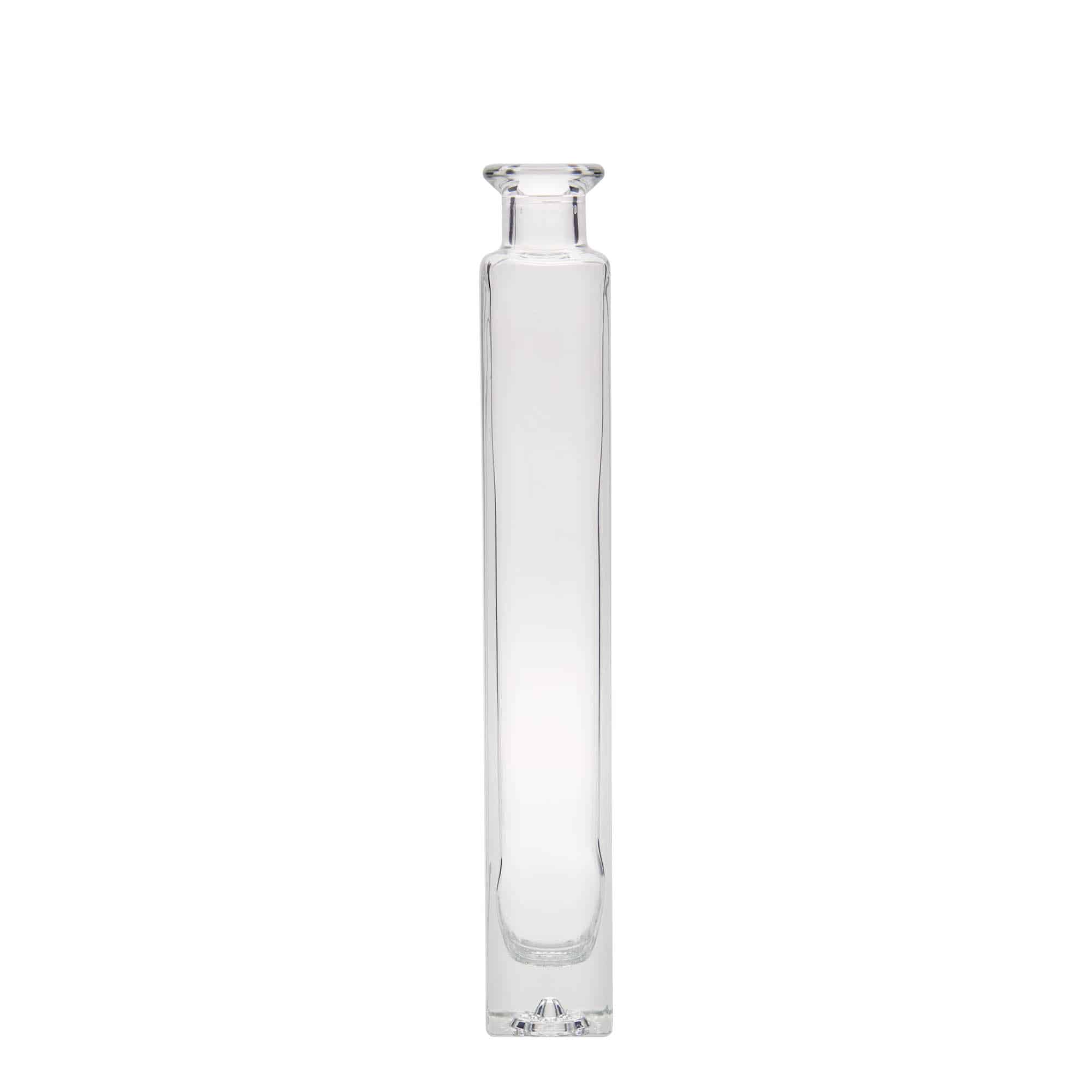 200 ml glassflaske "Tommy", kvadratisk, åpning: Kork 200 ml glassflaske "Tommy", kvadratisk, åpning: Kork