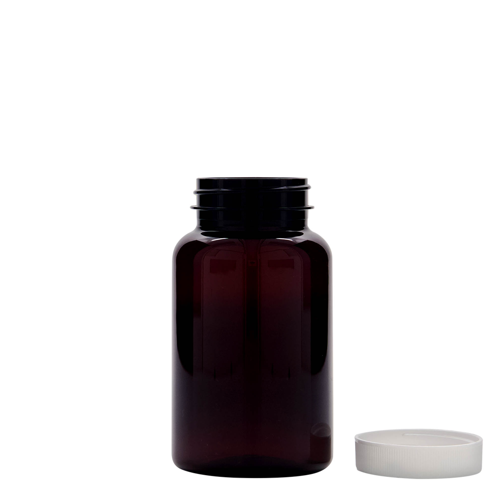 200 ml PET-beholder, plast, brun, åpning: 45/400 200 ml PET-beholder, plast, brun, åpning: 45/400
