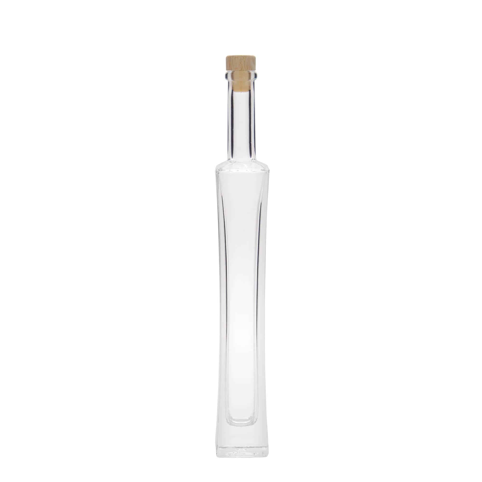 100 ml glassflaske 'Koko', kvadratisk, åpning: kork