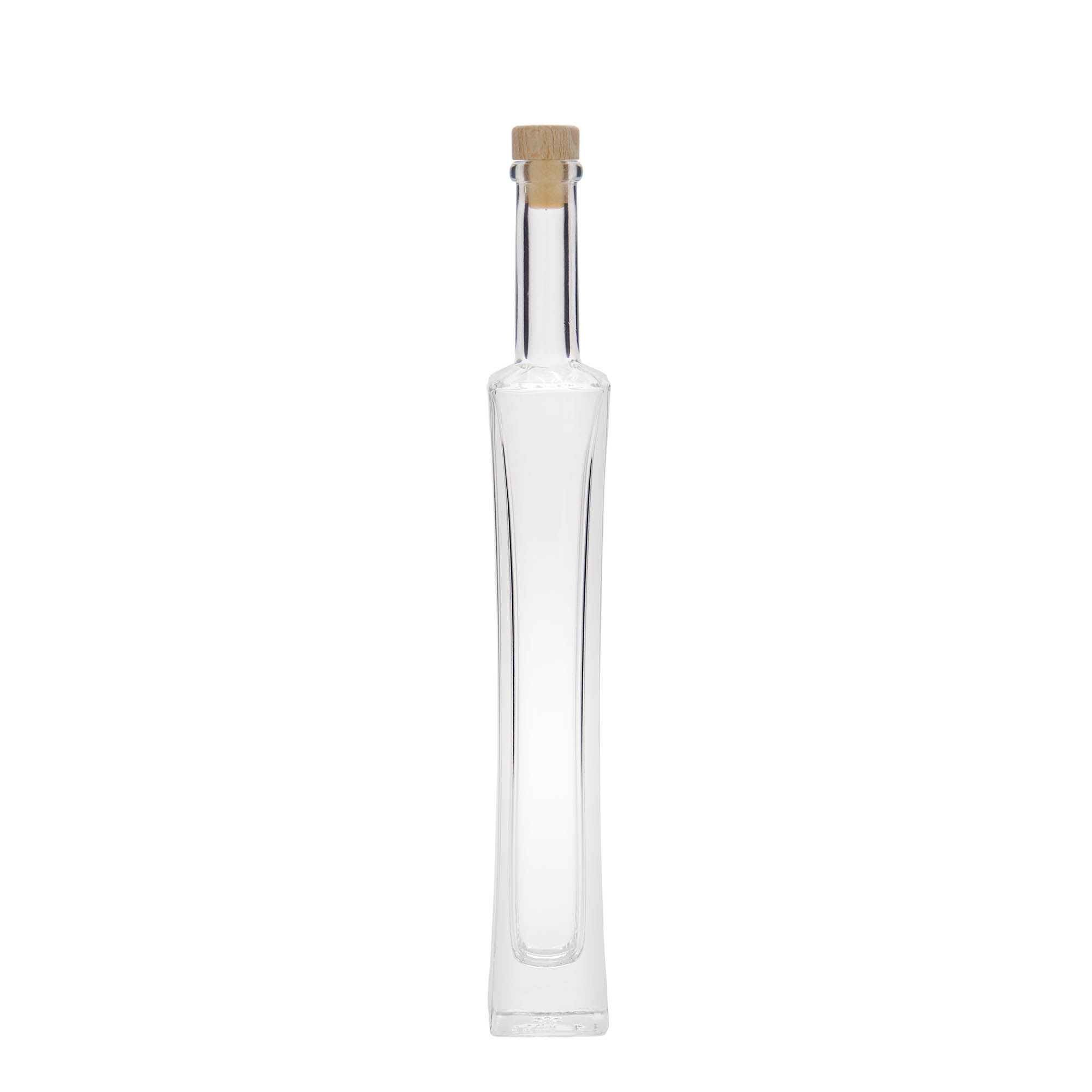 100 ml glassflaske 'Koko', kvadratisk, åpning: kork 100 ml glassflaske 'Koko', kvadratisk, åpning: kork