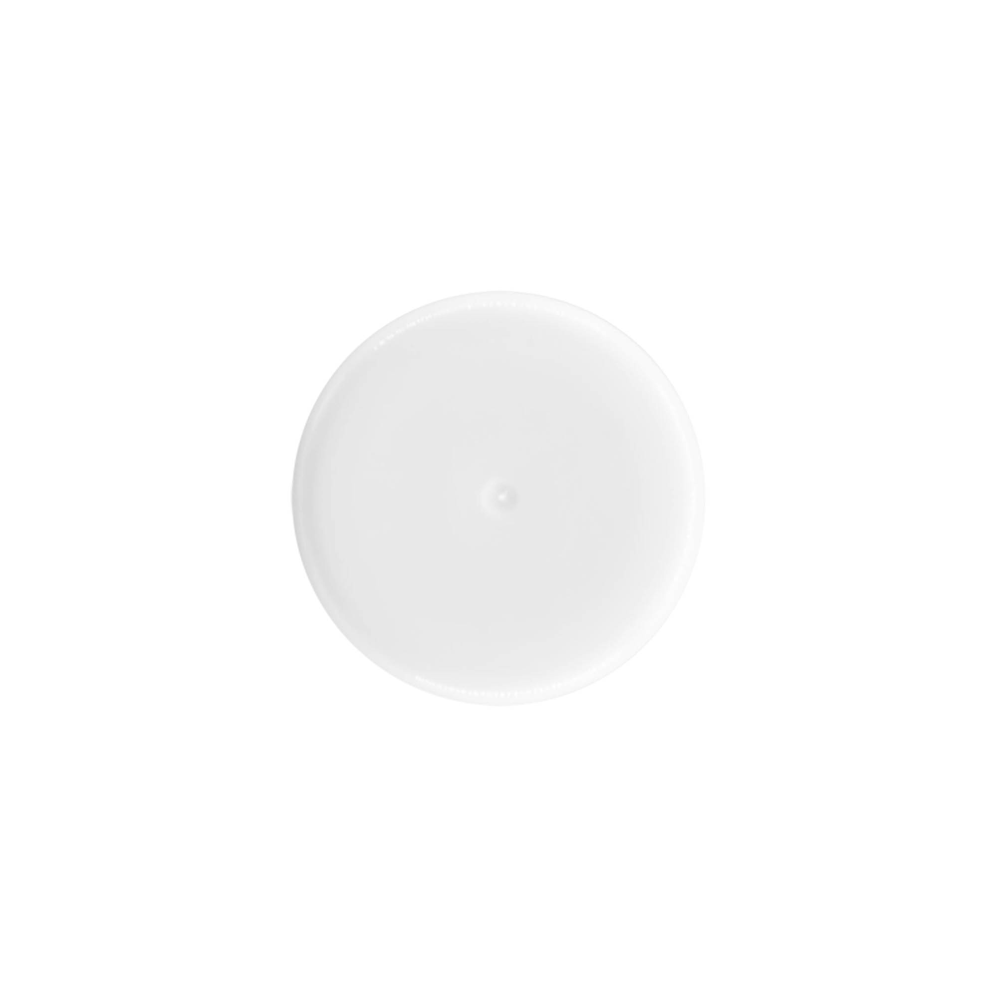 Kappe for 50 ml roll-on-flaske, PP-plast, hvit, for åpning: skrukork
