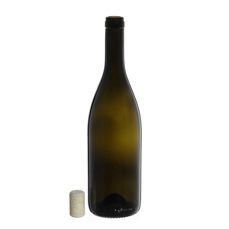 750 ml vinflaske 'Tiffany', antikkgrønn, munn: kork 750 ml vinflaske 'Tiffany', antikkgrønn, munn: kork