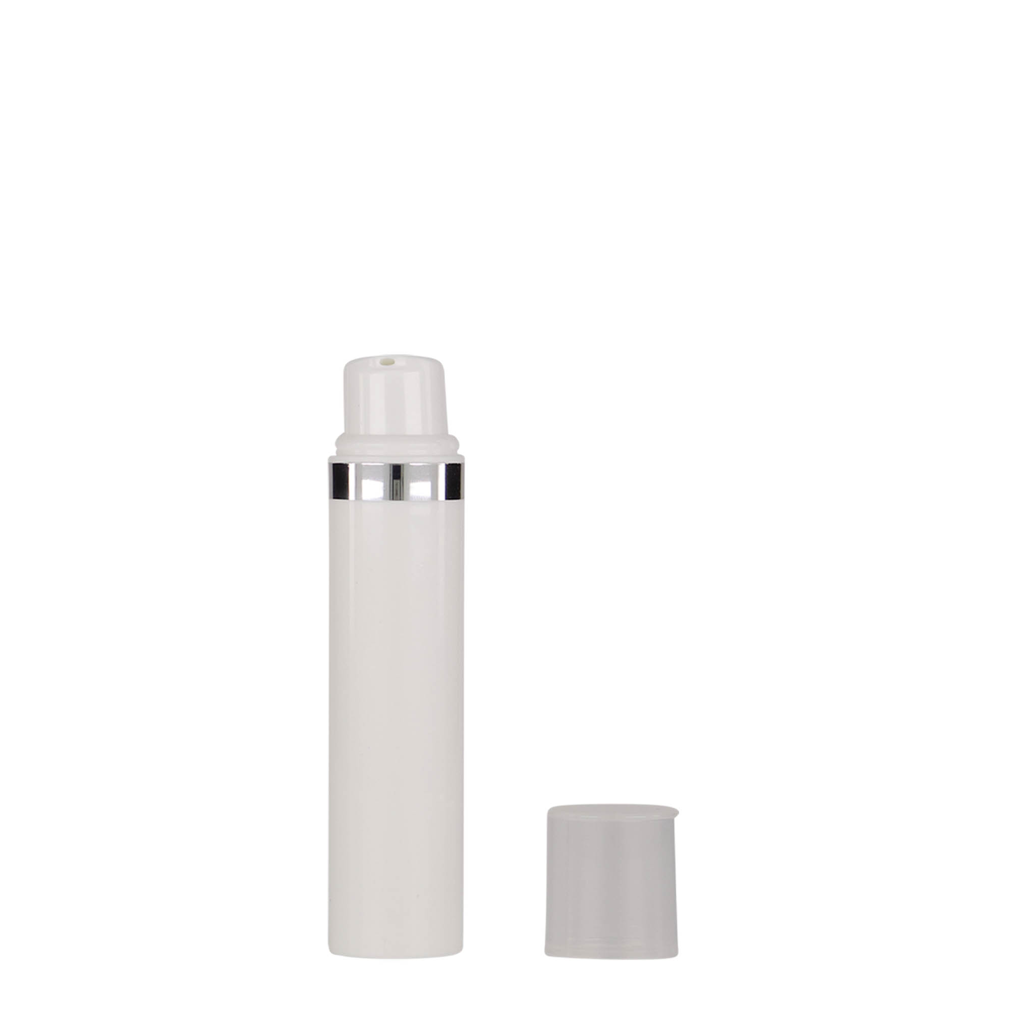 15 ml luftløs dispenser 'Nano', PP-plast, hvit