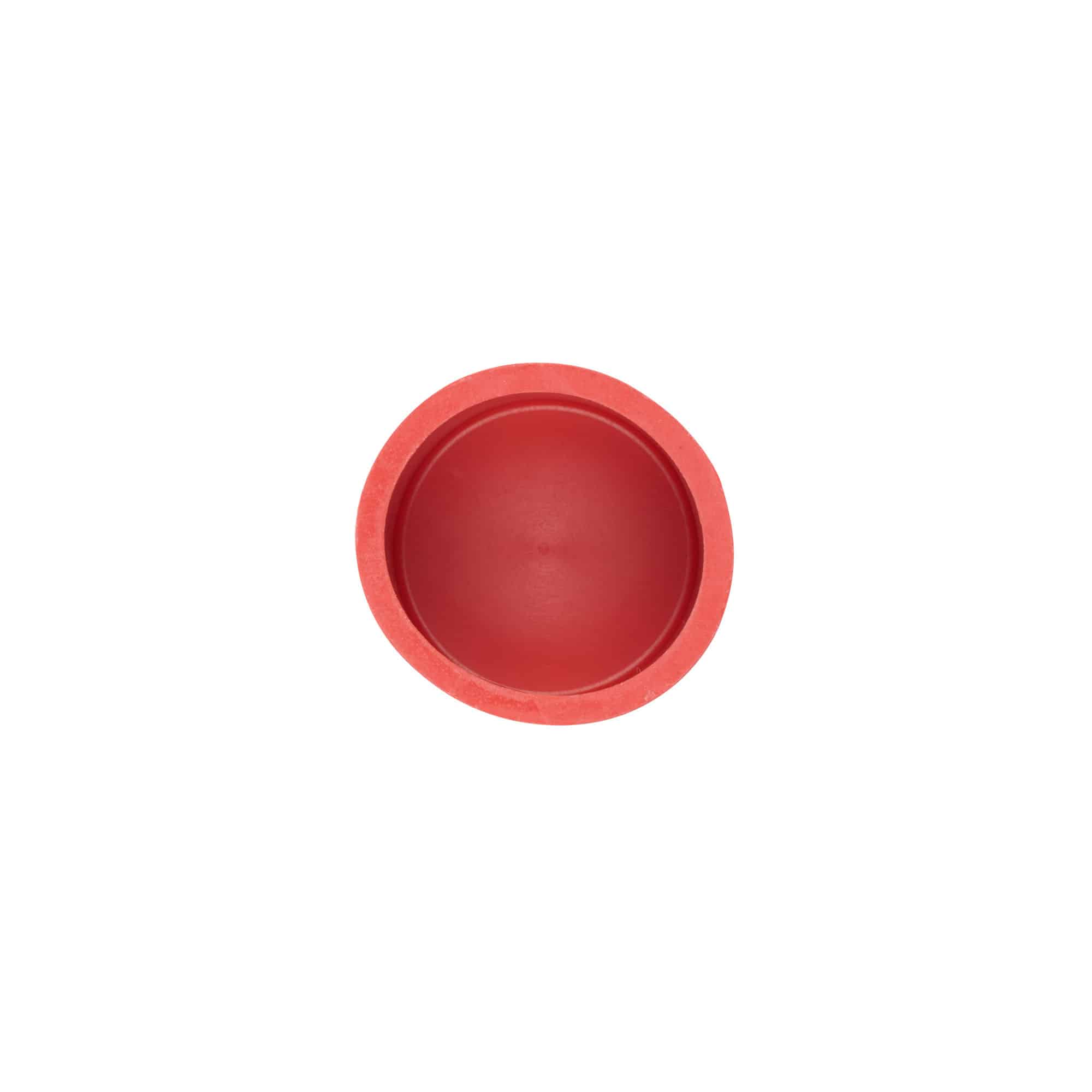 Mostkappe type 2, gummi, rød