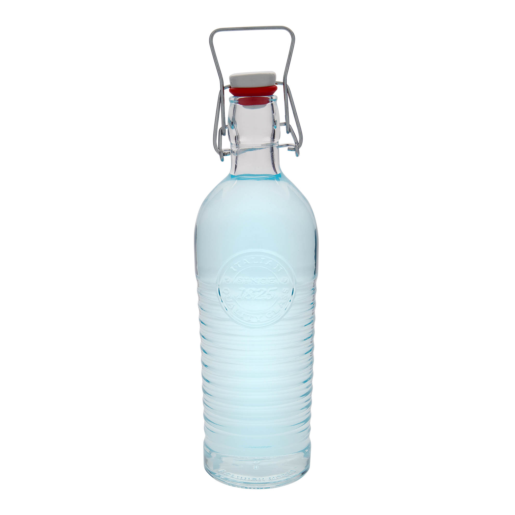 1.200 ml glassflaske 'Officina 1825', åpning: patentkork 1.200 ml glassflaske 'Officina 1825', åpning: patentkork
