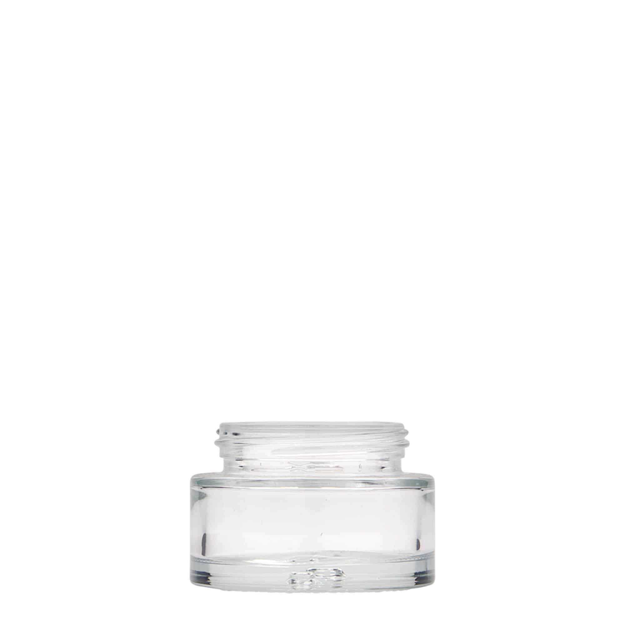 30 ml krukke "Clear Edition", glass, åpning: Skrulokk 30 ml krukke "Clear Edition", glass, åpning: Skrulokk