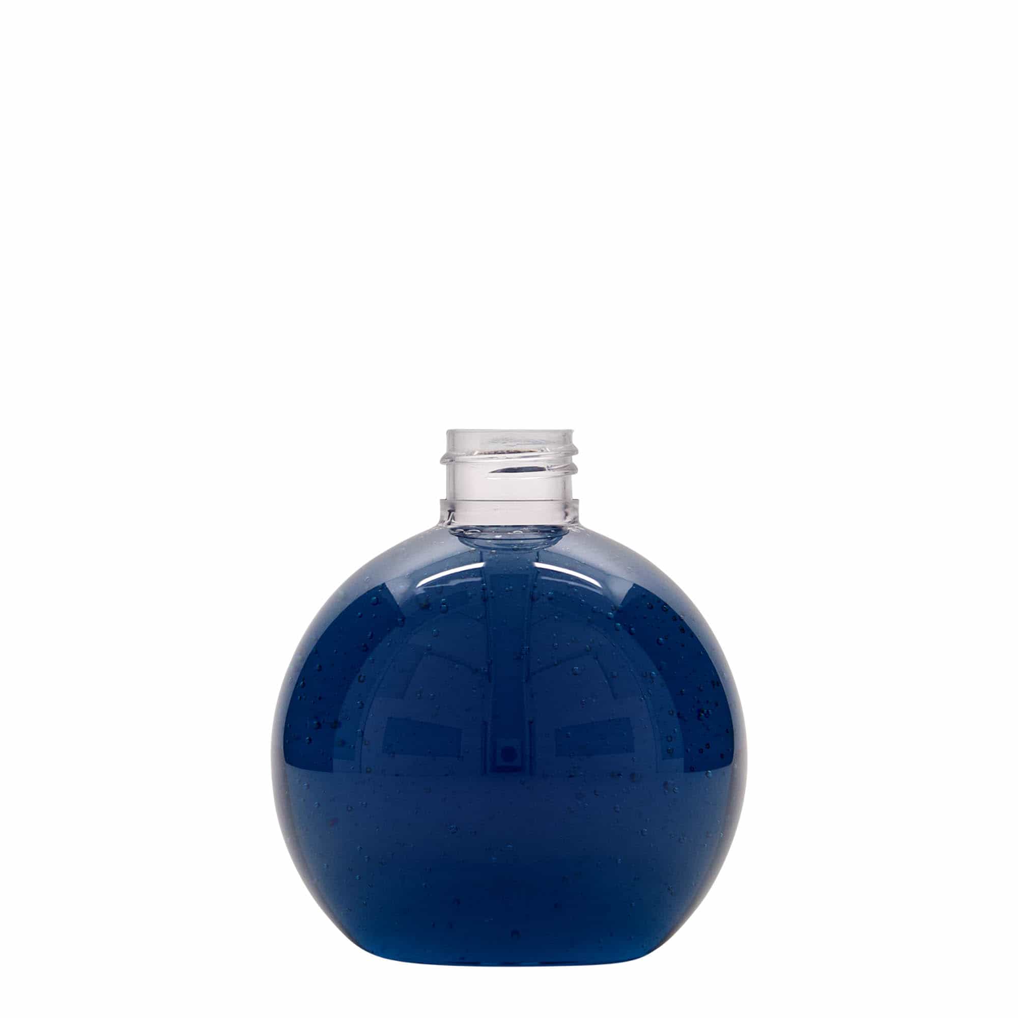 250 ml PET-flaske "Perry', rund, plast, åpning: GPI 24/410