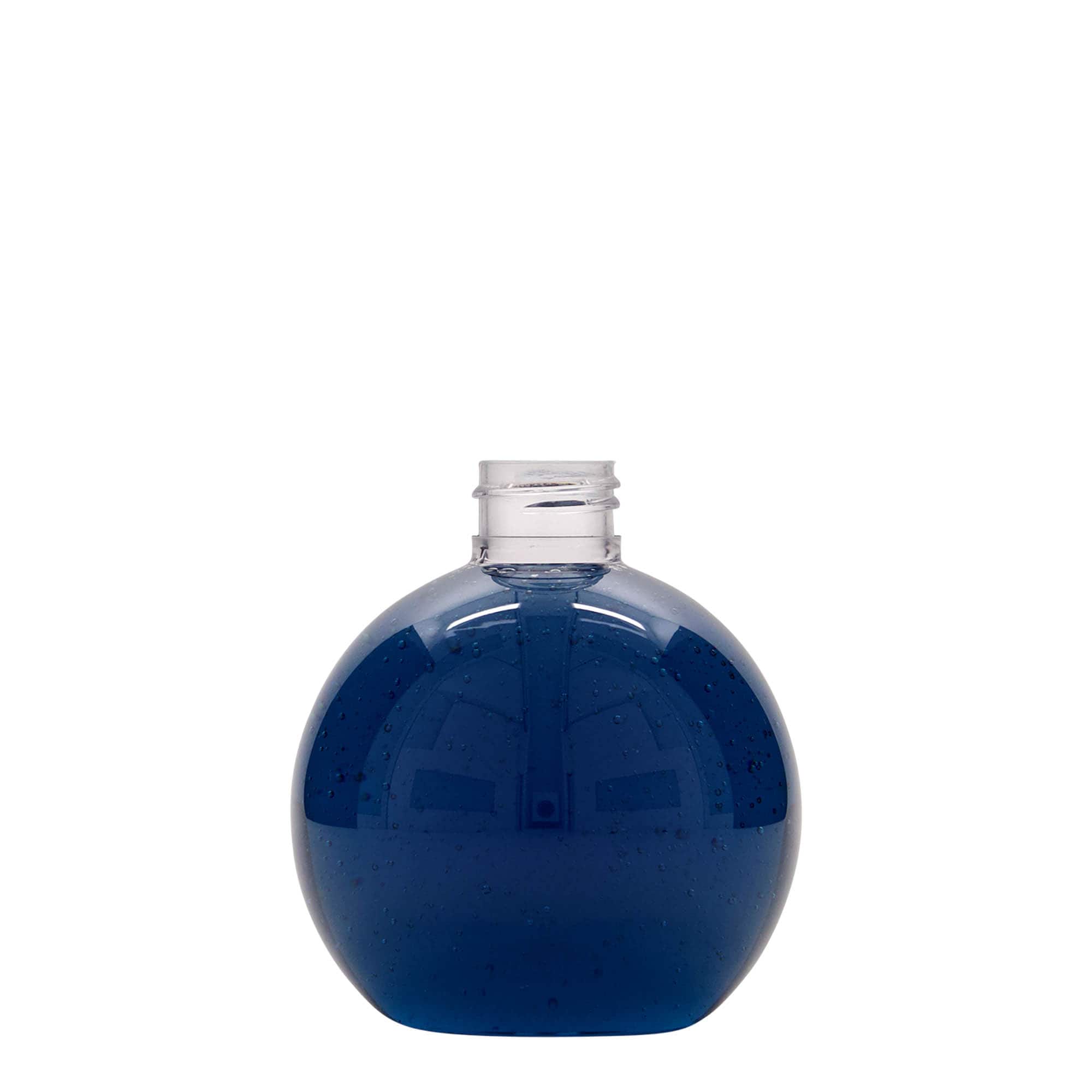250 ml PET-flaske 'Perry', rund, plast, åpning: 24/410 250 ml PET-flaske 'Perry', rund, plast, åpning: 24/410