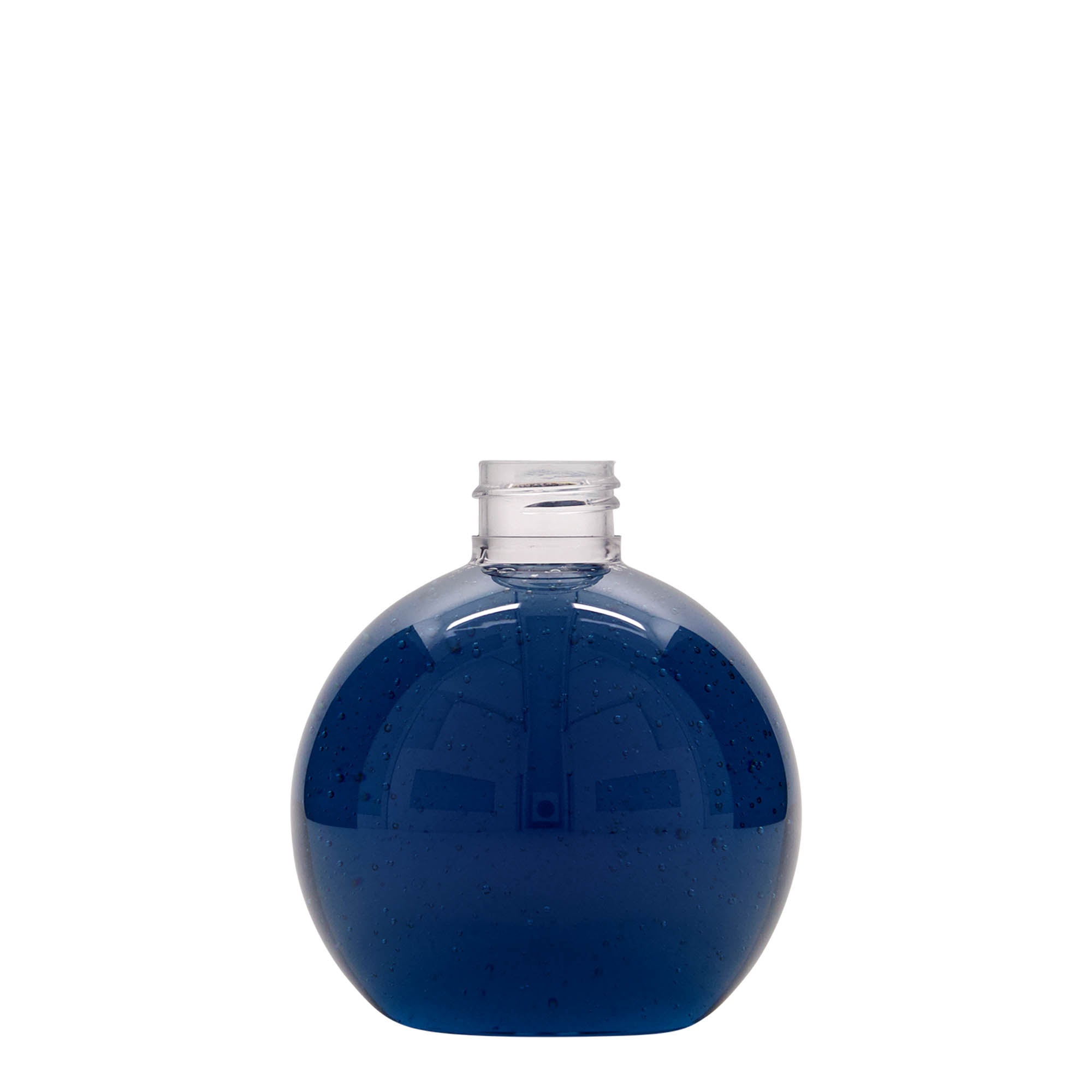 250 ml PET-flaske 'Perry', rund, plast, åpning: 24/410 250 ml PET-flaske 'Perry', rund, plast, åpning: 24/410