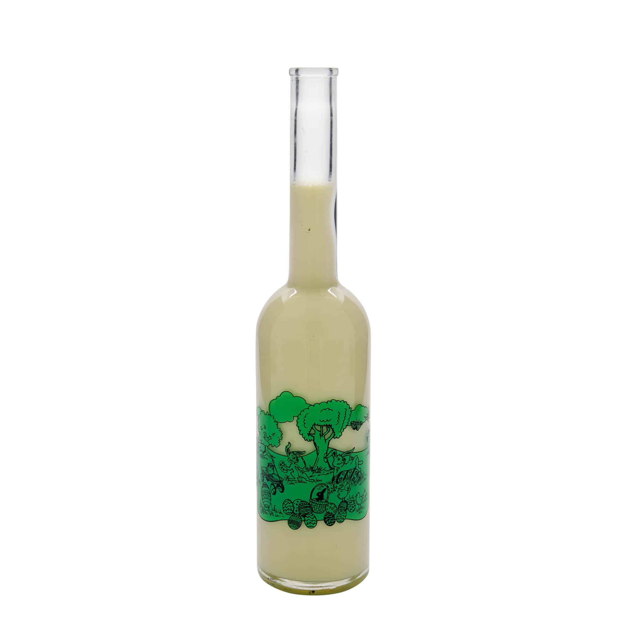 500 ml glassflaske "Opera", motiv: God påske, åpning: Kork