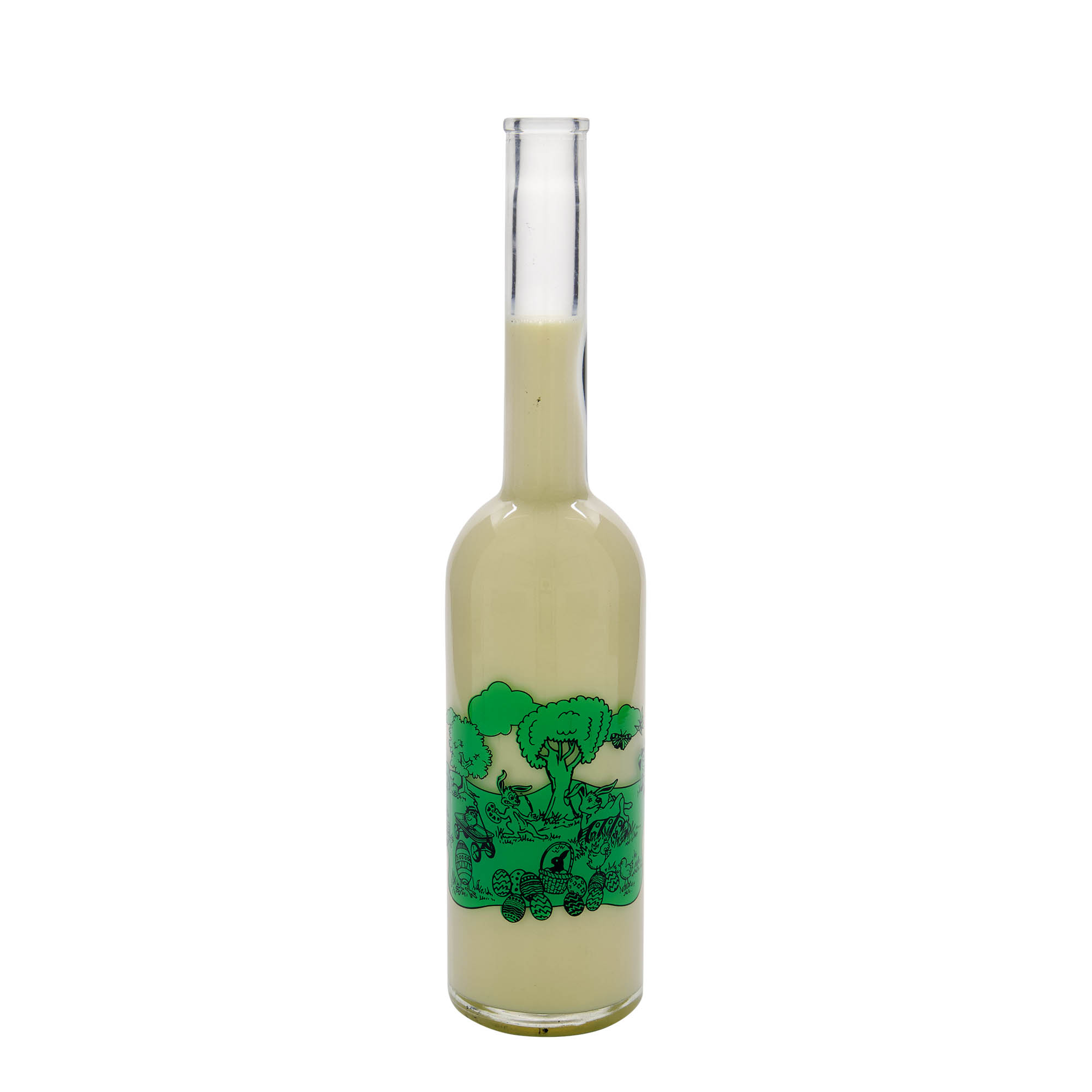 500 ml glassflaske 'Opera', motiv: God påske, åpning: kork