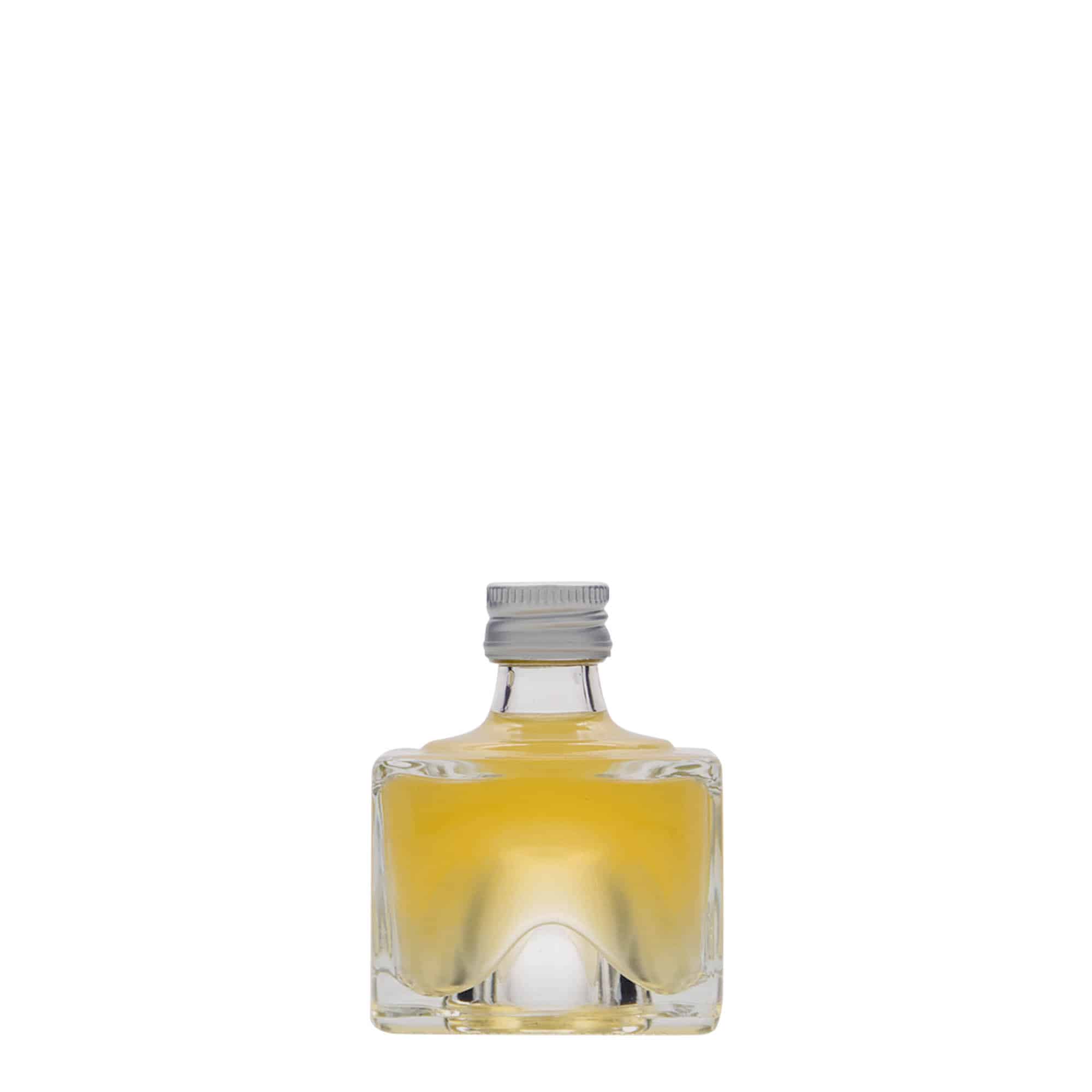 40 ml glassflaske "Cocolores", kvadratisk, åpning: PP 18