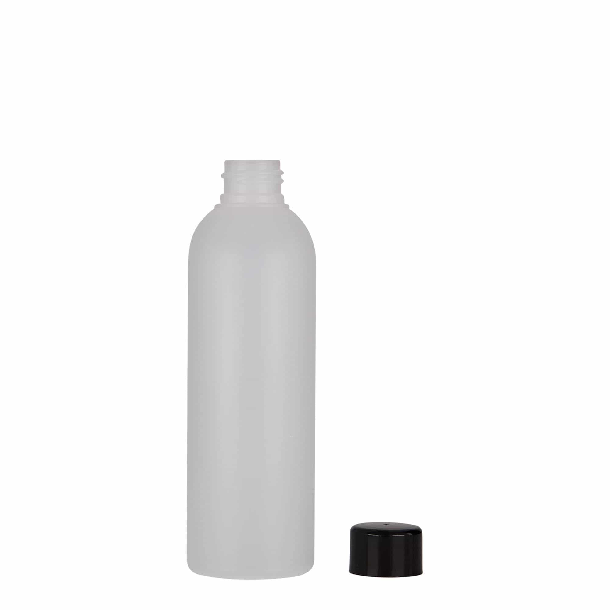 200 ml plastflaske "Tuffy", HDPE, natur, åpning: GPI 24/410