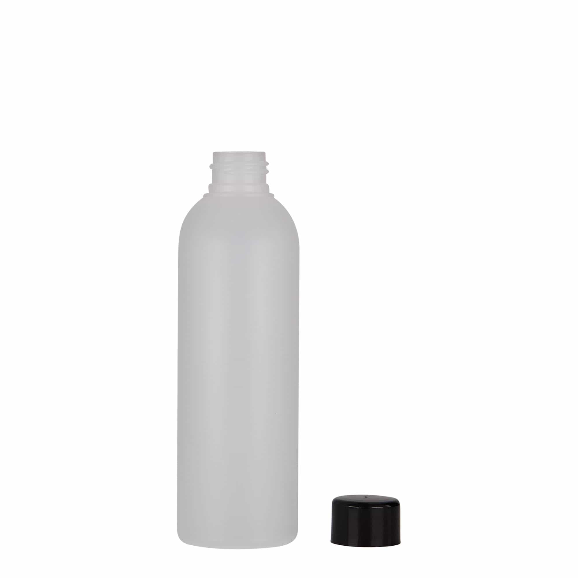 200 ml plastflaske 'Tuffy', HDPE, natur, åpning: 24/410
