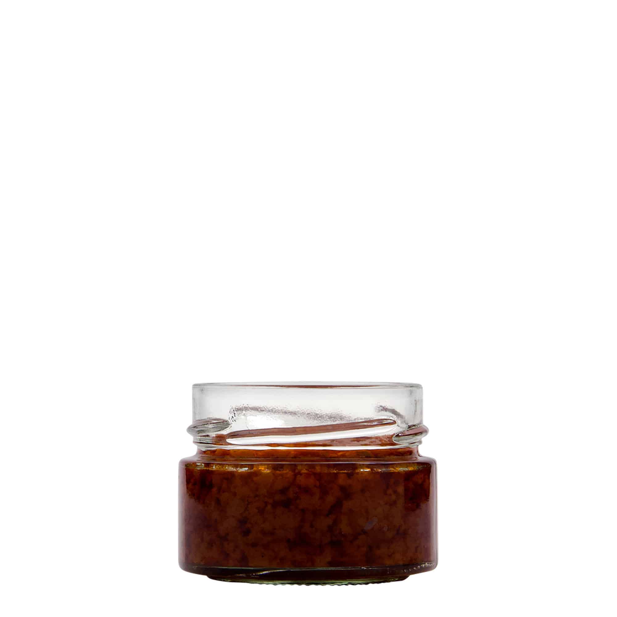 130 ml rundt glass 'Aurora', åpning: Deep-Twist-Off (DTO 66)