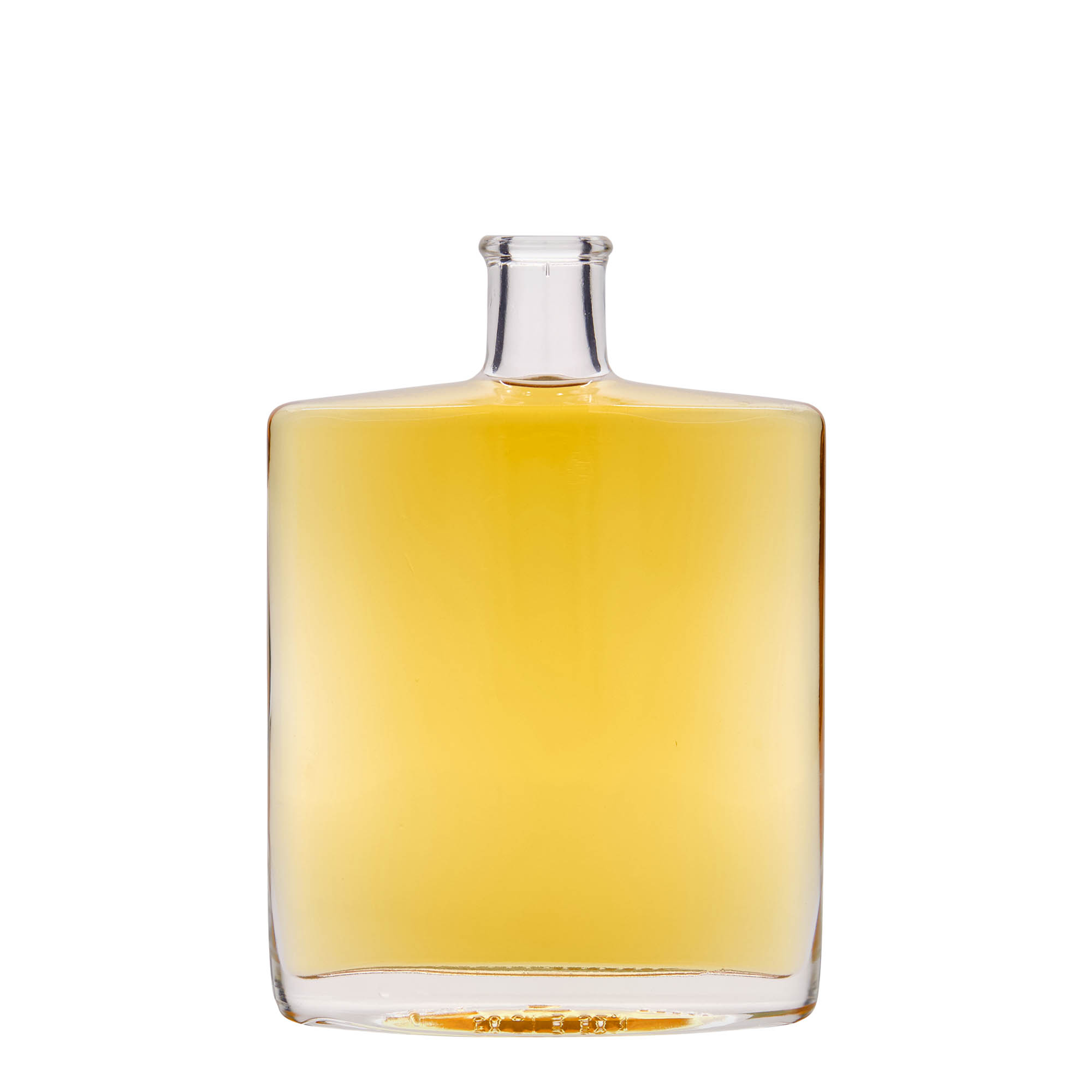 500 ml glassflaske 'Zorbas', oval, åpning: kork