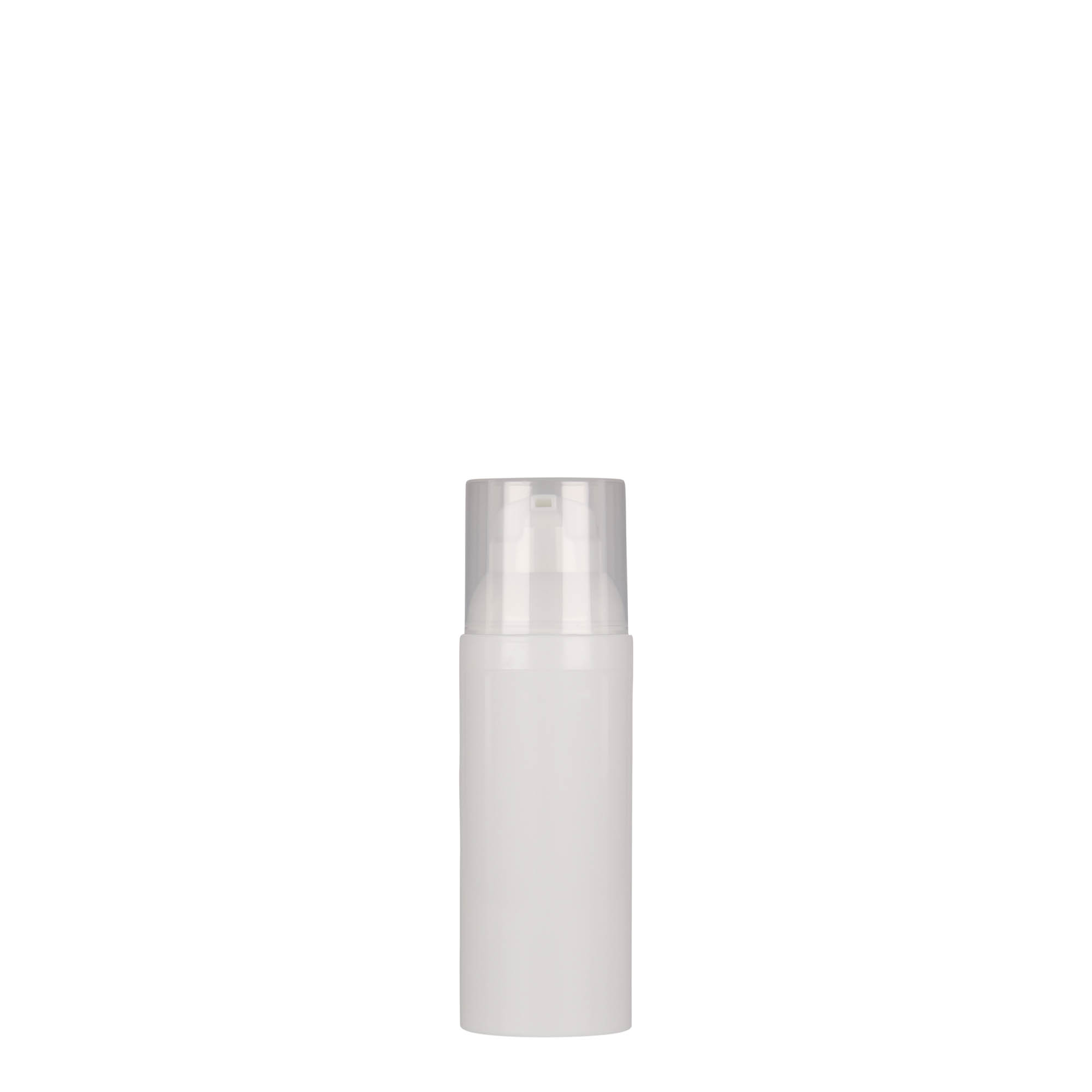 50 ml luftløs dispenser 'Mezzo', PP-plast, hvit