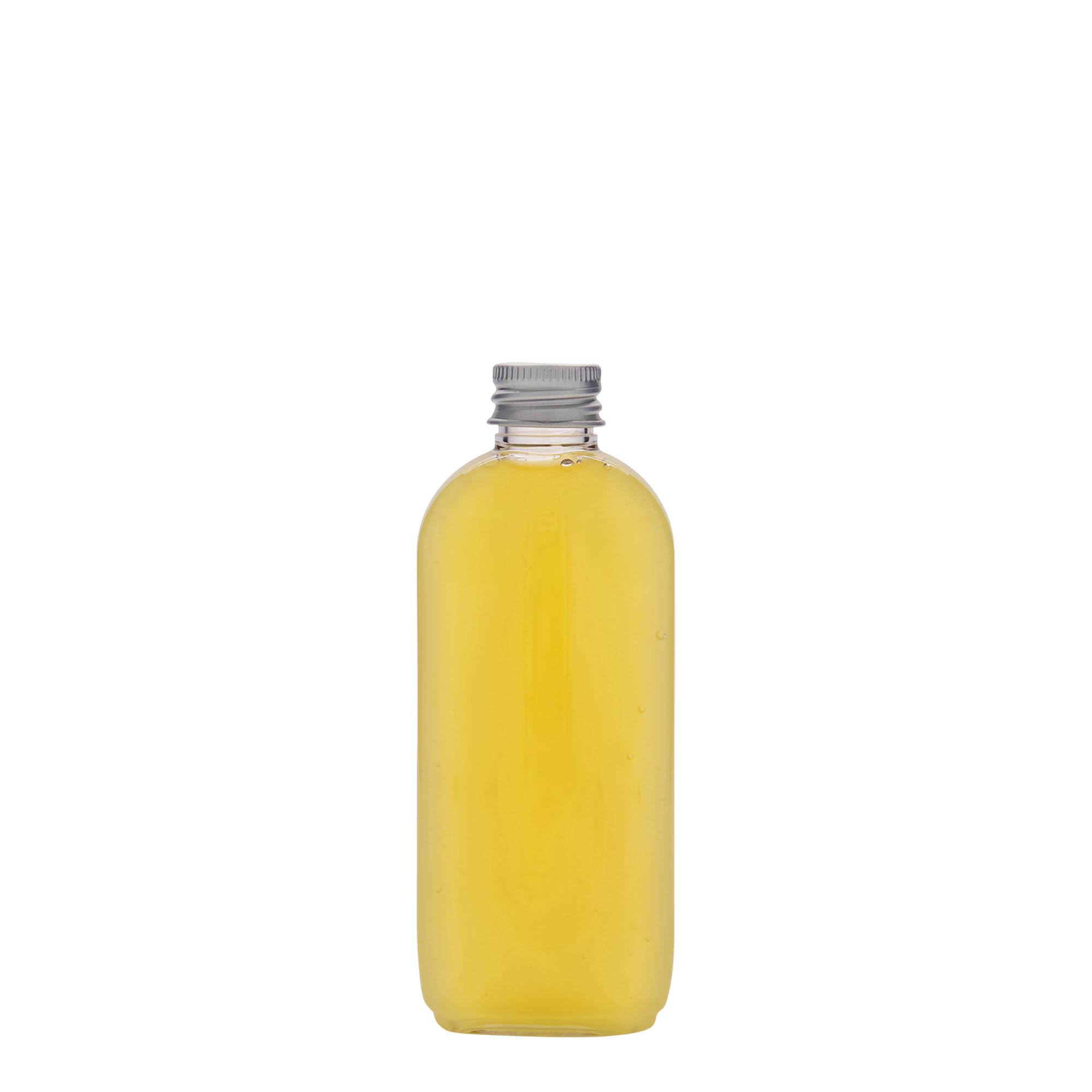 100 ml PET-flaske 'Iris', oval, plast, åpning: 20/410 100 ml PET-flaske 'Iris', oval, plast, åpning: 20/410